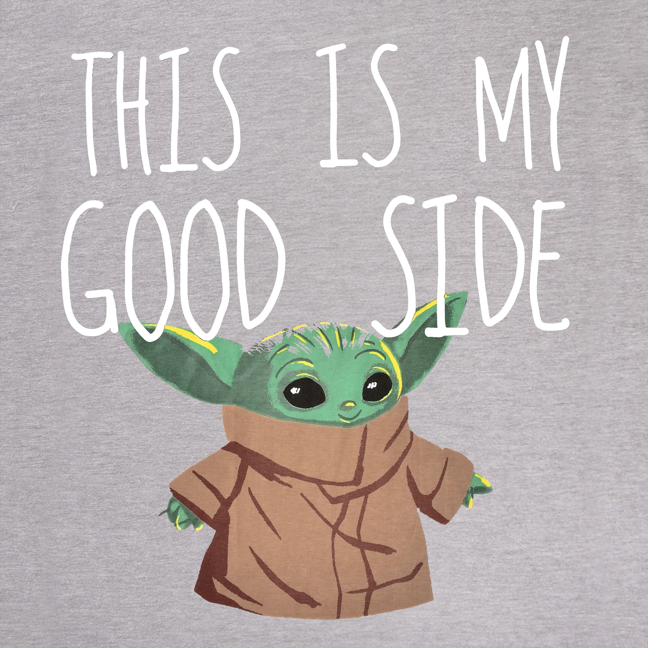 Product image Grogu Good Side Oversize T-Shirt White - Star Wars The Mandalorian