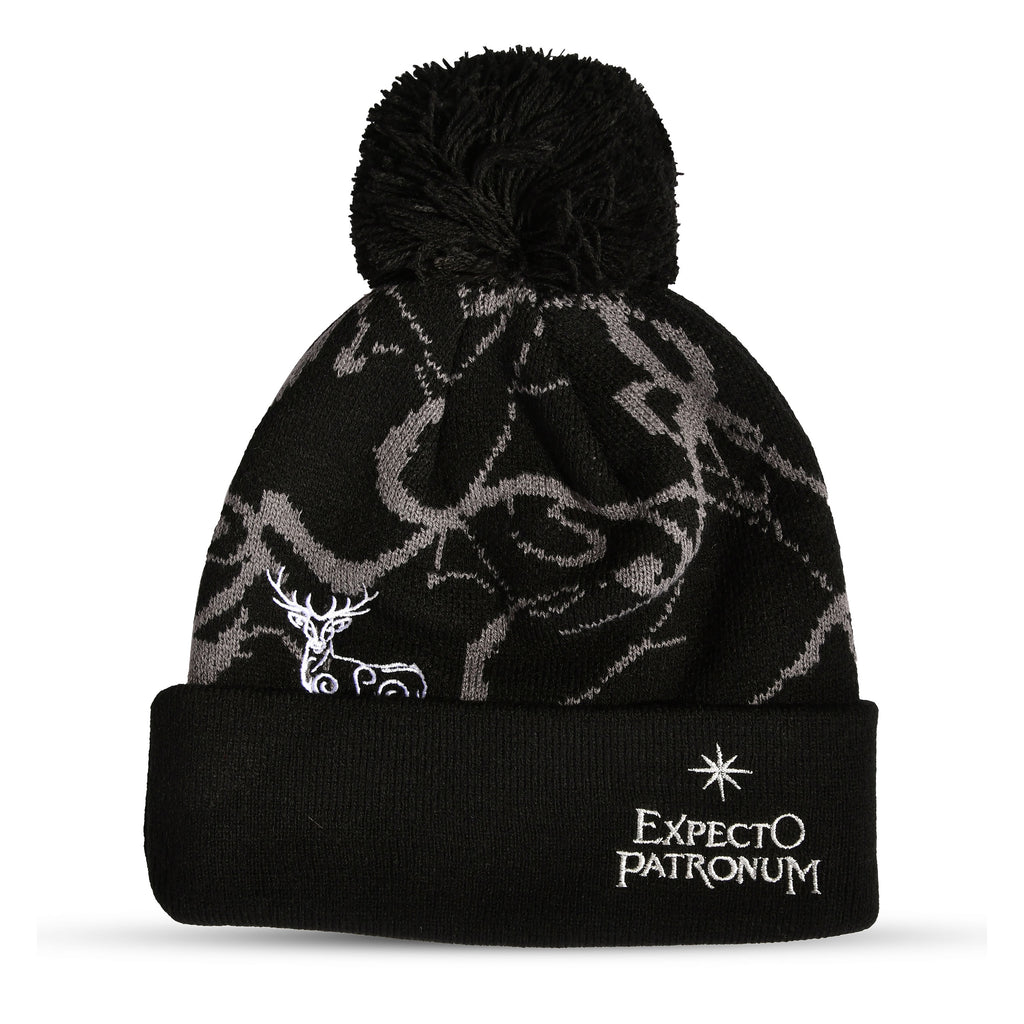 Product image Harry Potter - Expecto Patronum Beanie with Pom Pom Black