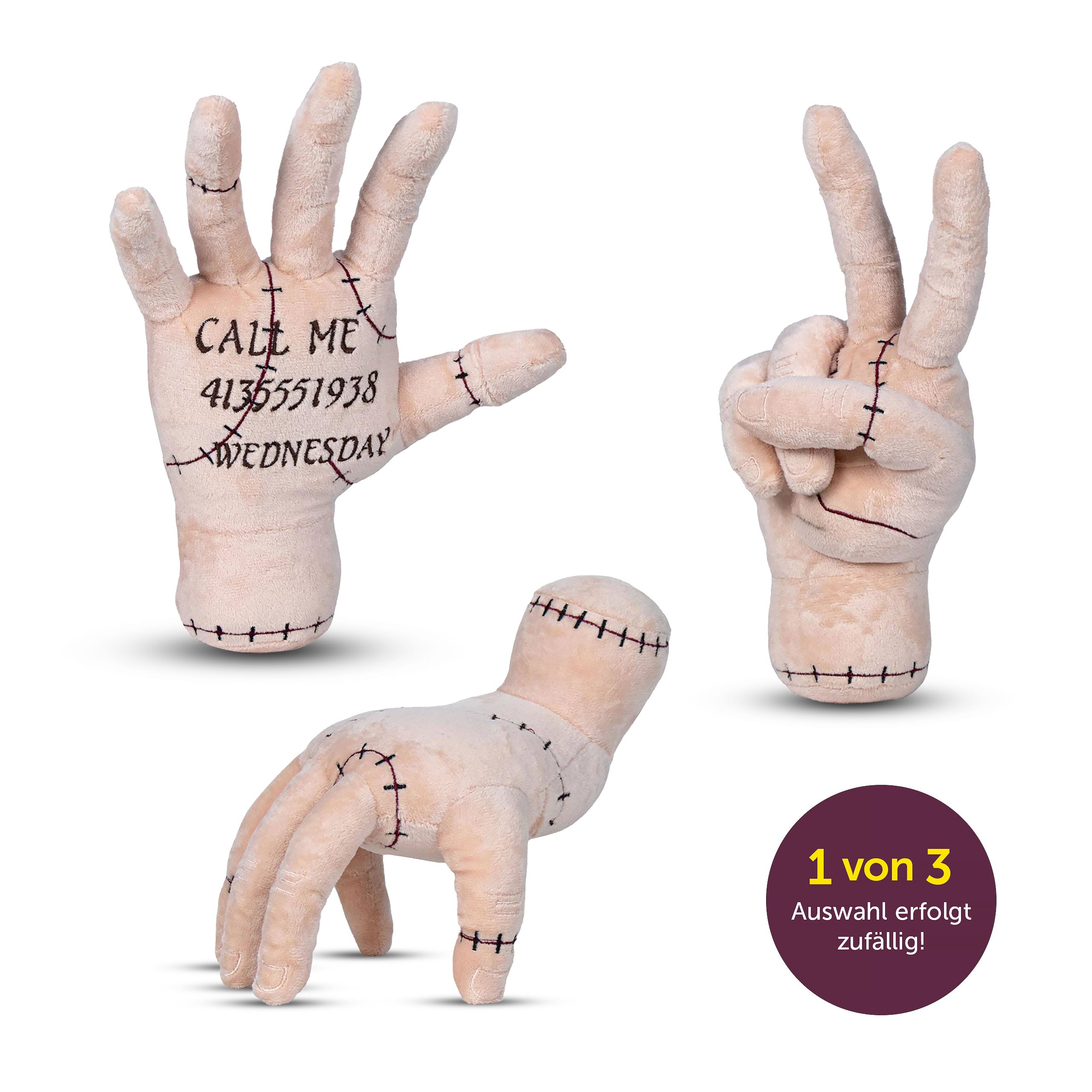 Product image Wednesday - Hand Mystery Plush Figure