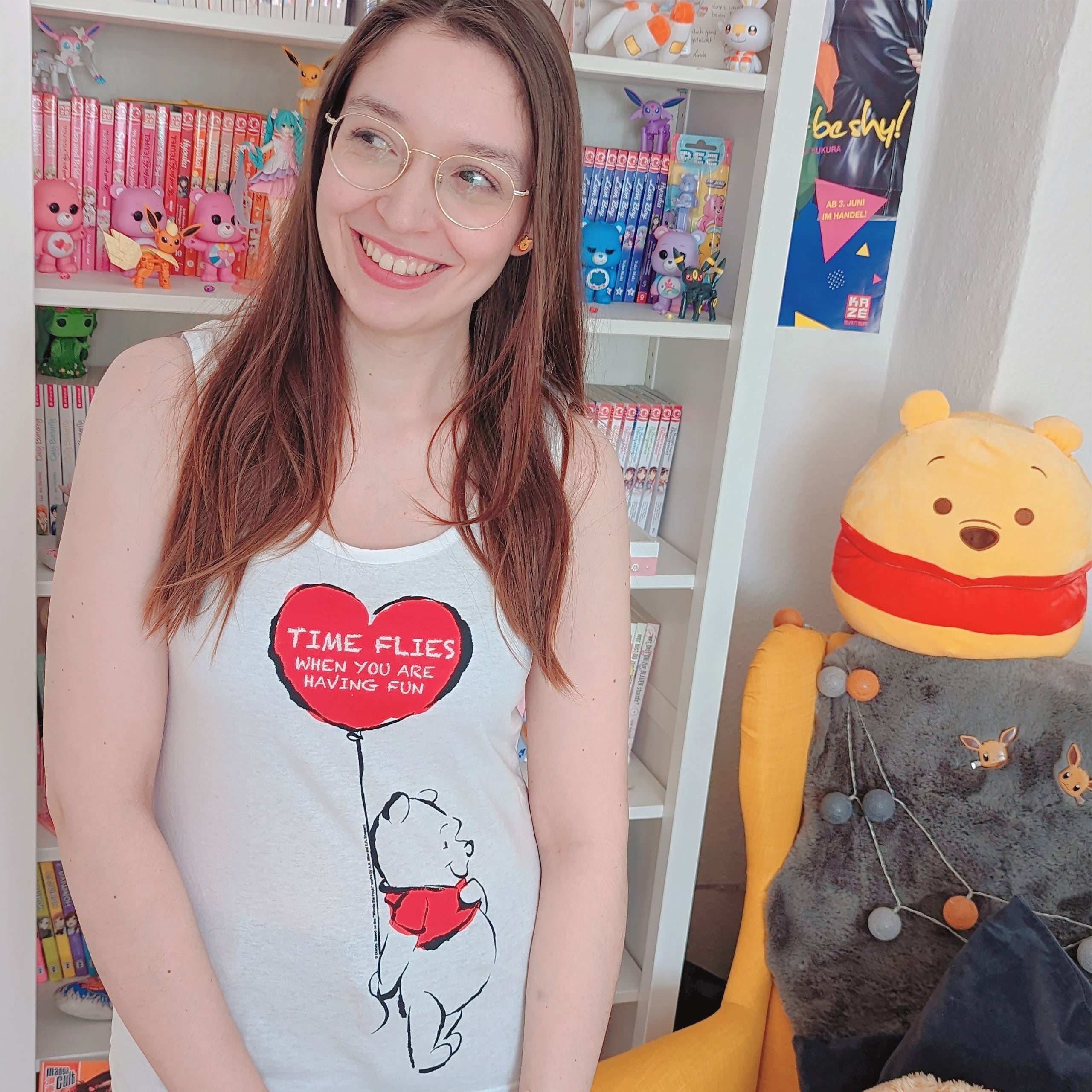 Product image Winnie the Pooh - Time Flies Women's Tank Top White