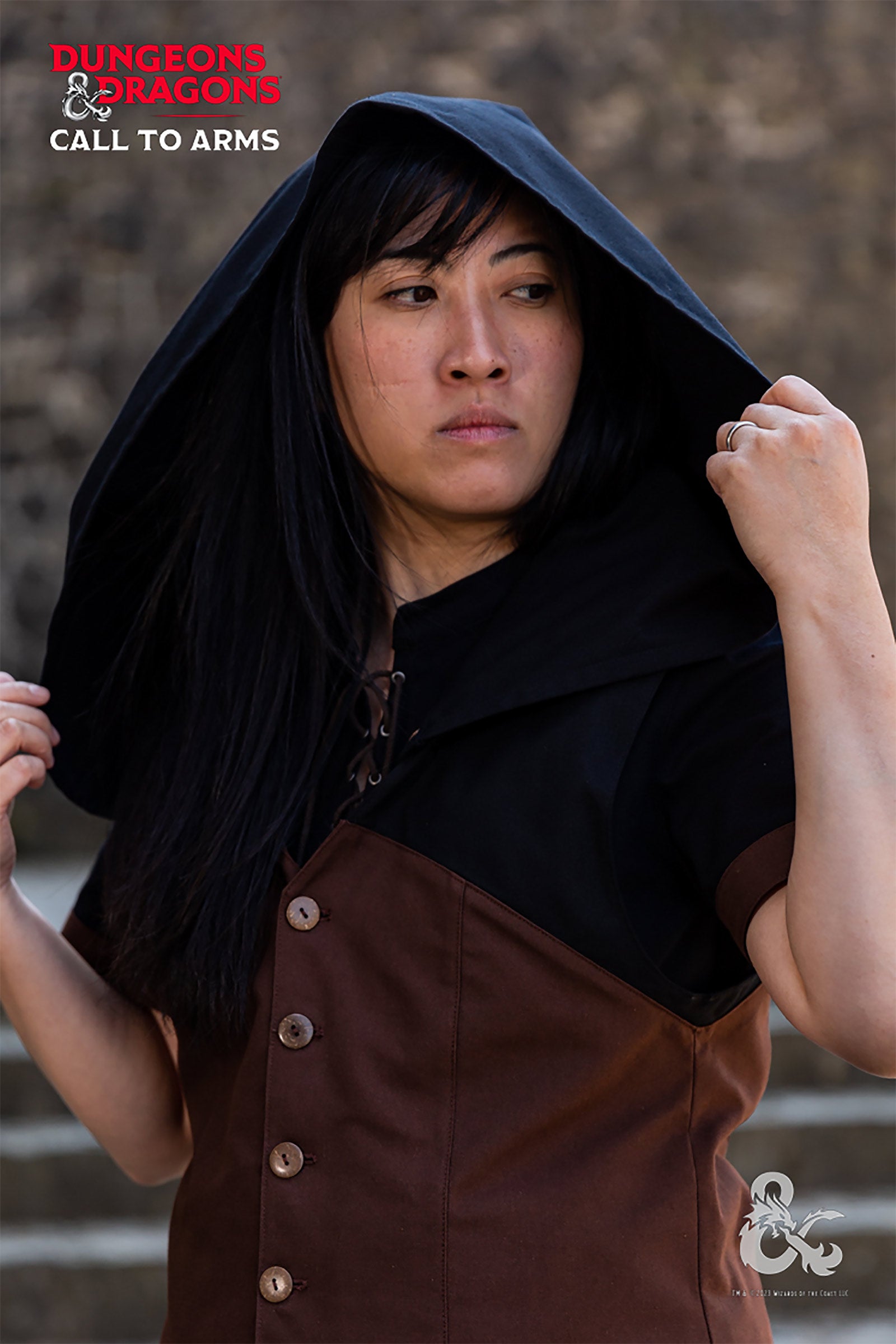 Product image Dungeons & Dragons - Rogue Hooded Vest Brown