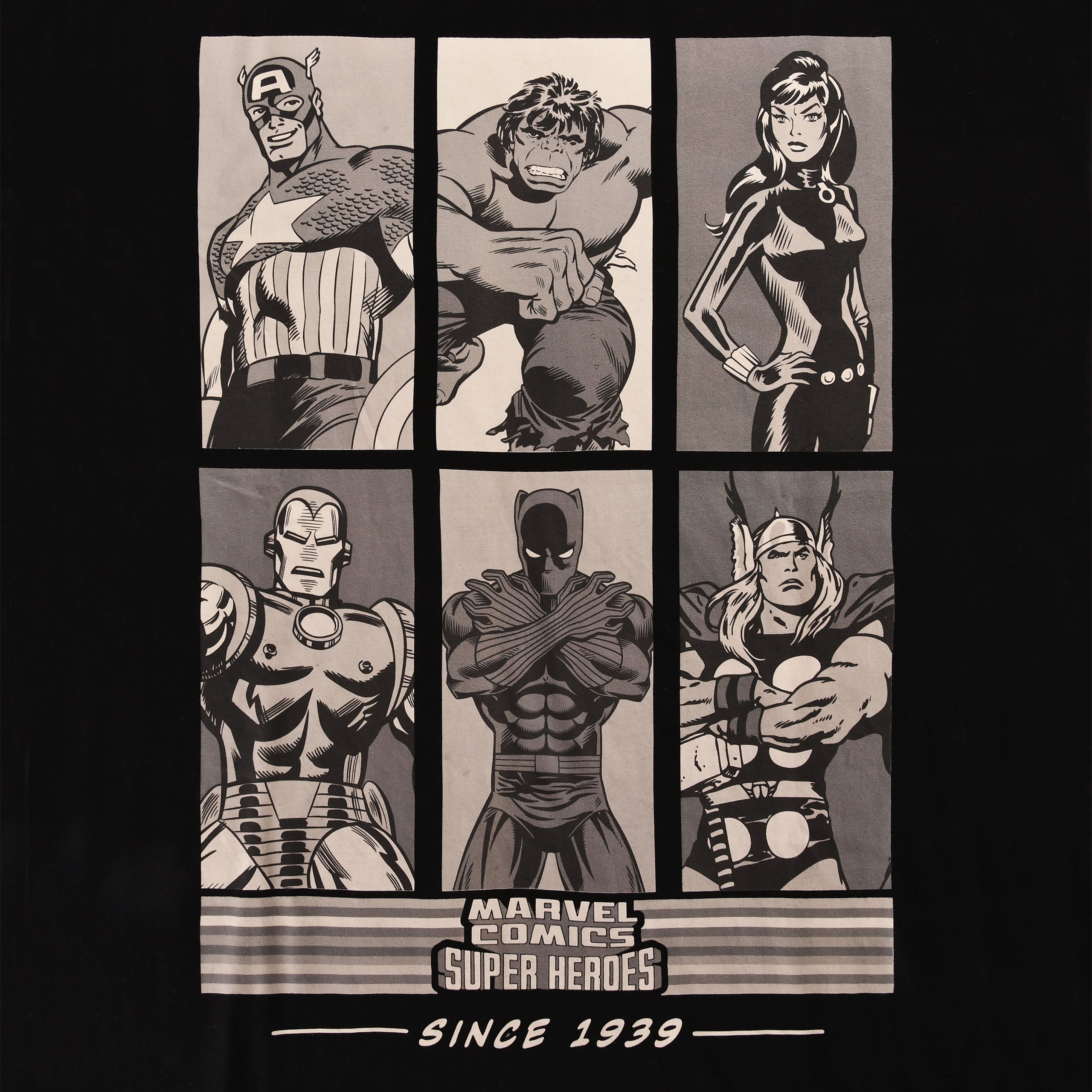 Product image Marvel Comics - Super Heroes Since 1939 Oversize T-Shirt Black