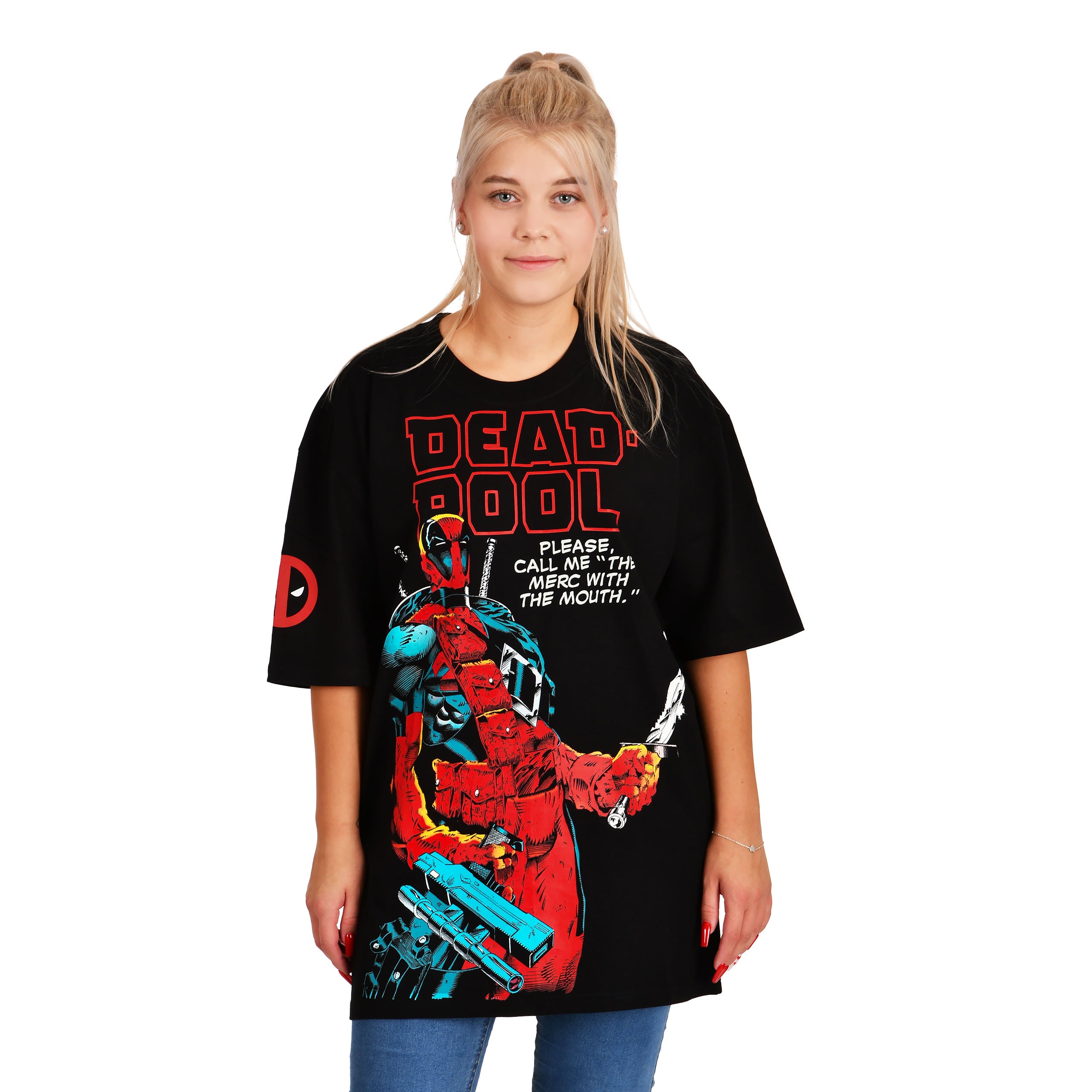 Product image Deadpool - The Merc With The Mouth Oversize T-Shirt Black