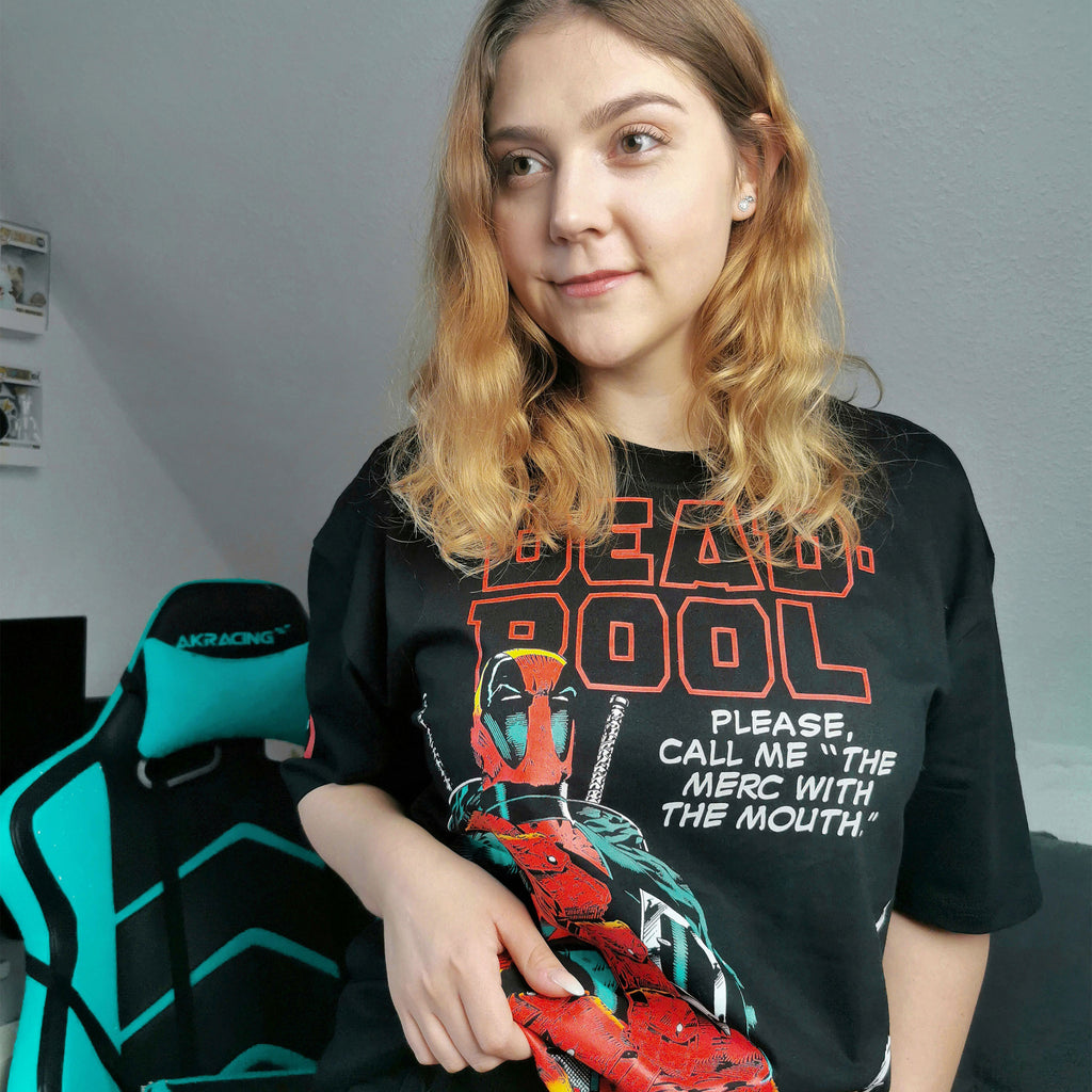 Product image Deadpool - The Merc With The Mouth Oversize T-Shirt Black