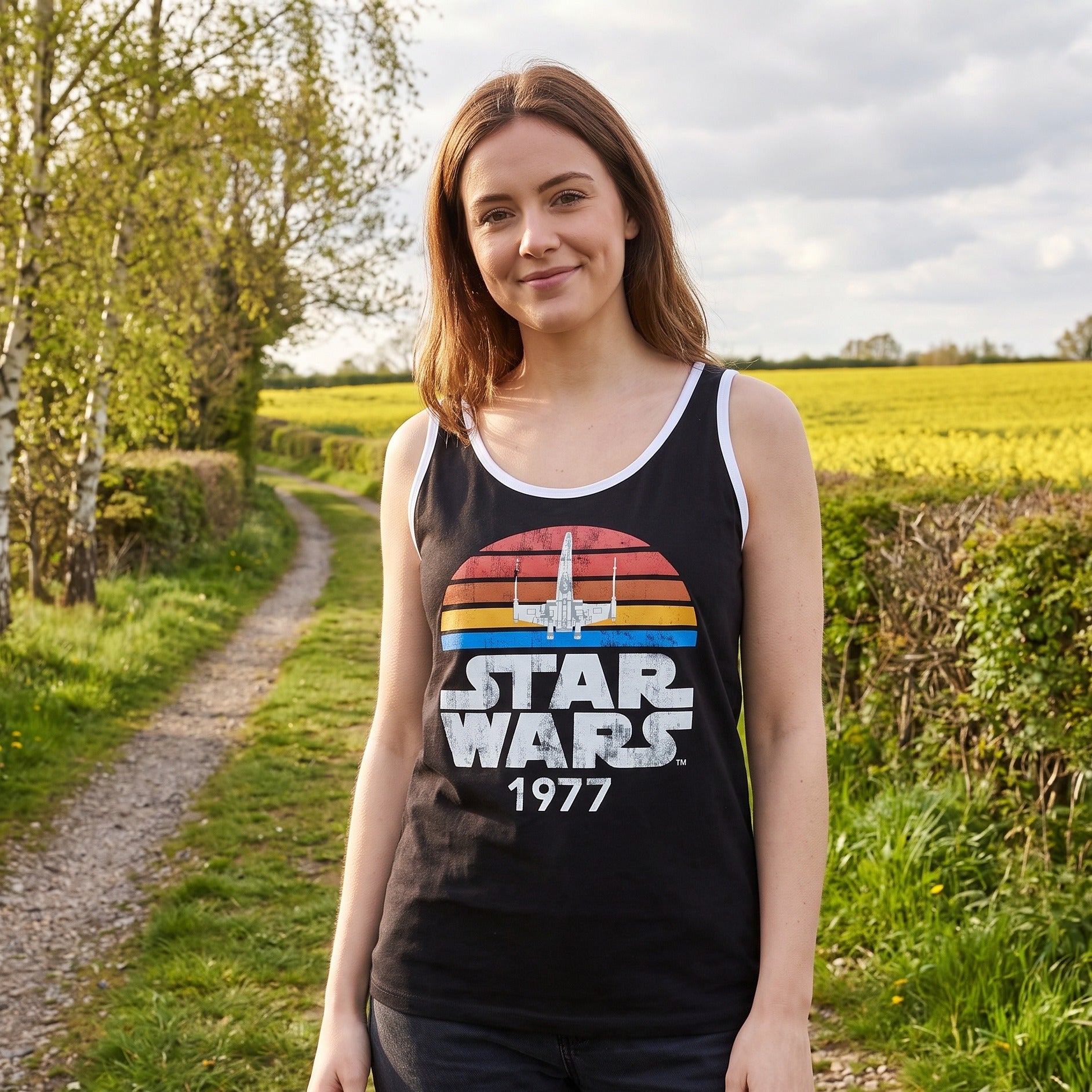Product image Star Wars of 1977 Distressed Tanktop black