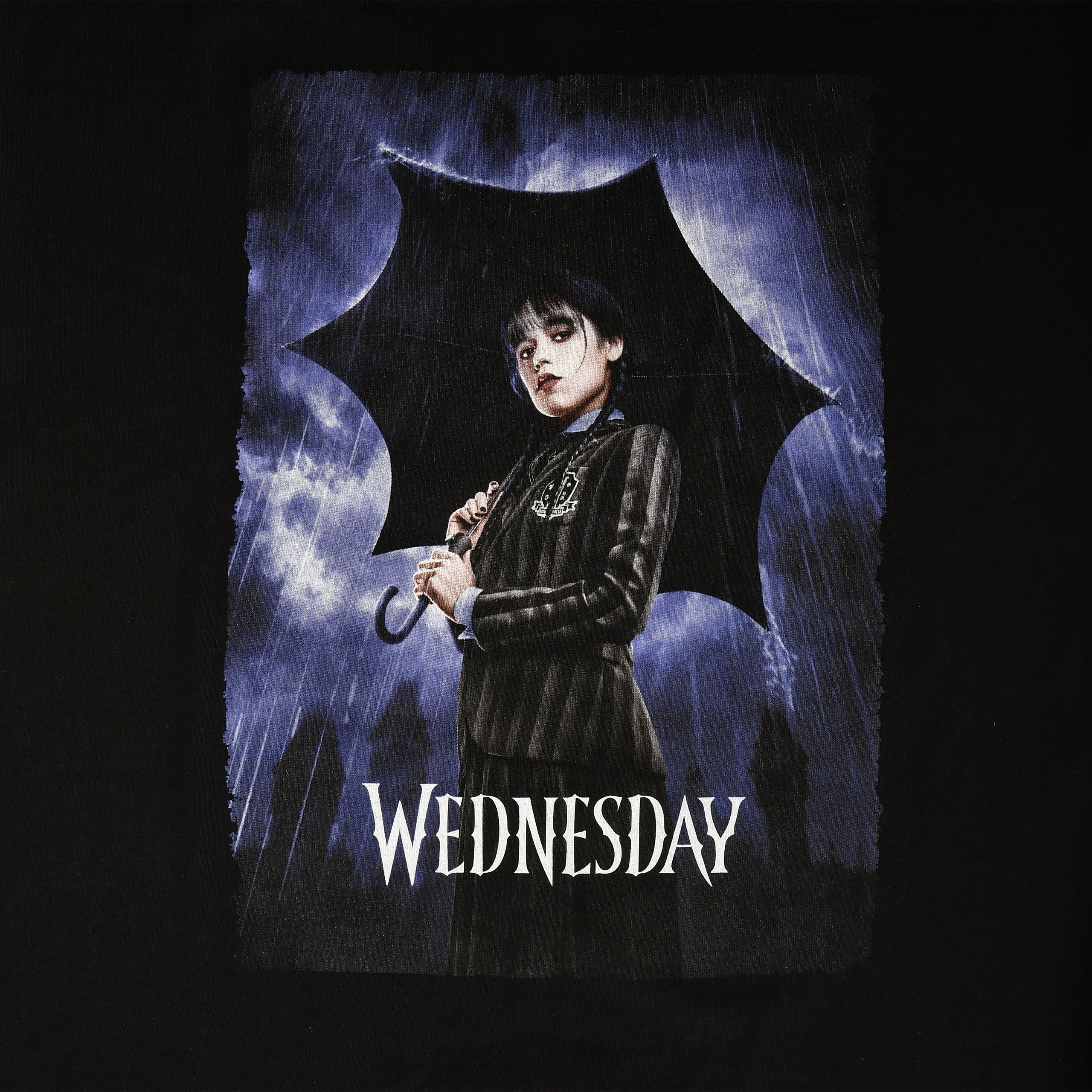 Product image Wednesday - Teaser Poster Oversize T-Shirt Black