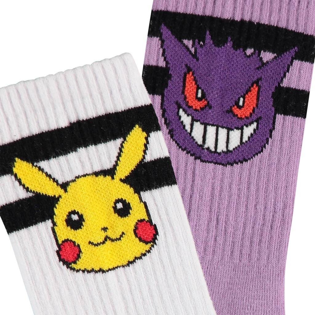 Product image Pokemon - Pikachu & Gengar Socks 2-Pack