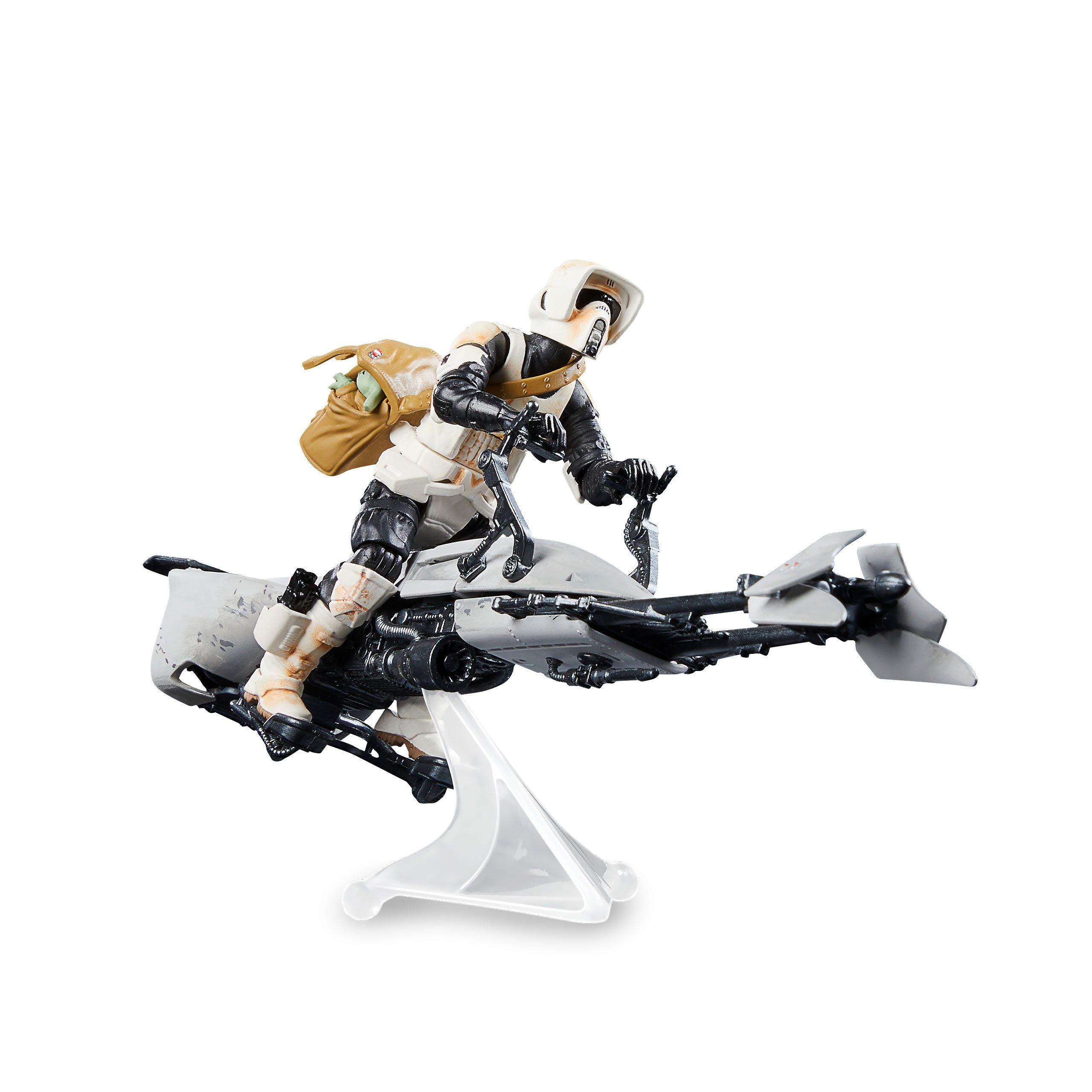 Product image Star Wars - Speeder Bike with Scout Trooper & Grogu Action Figure