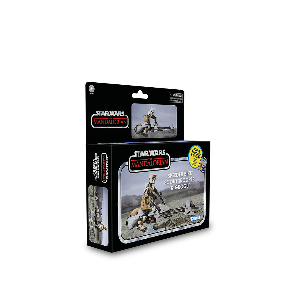 Product image Star Wars - Speeder Bike with Scout Trooper & Grogu Action Figure