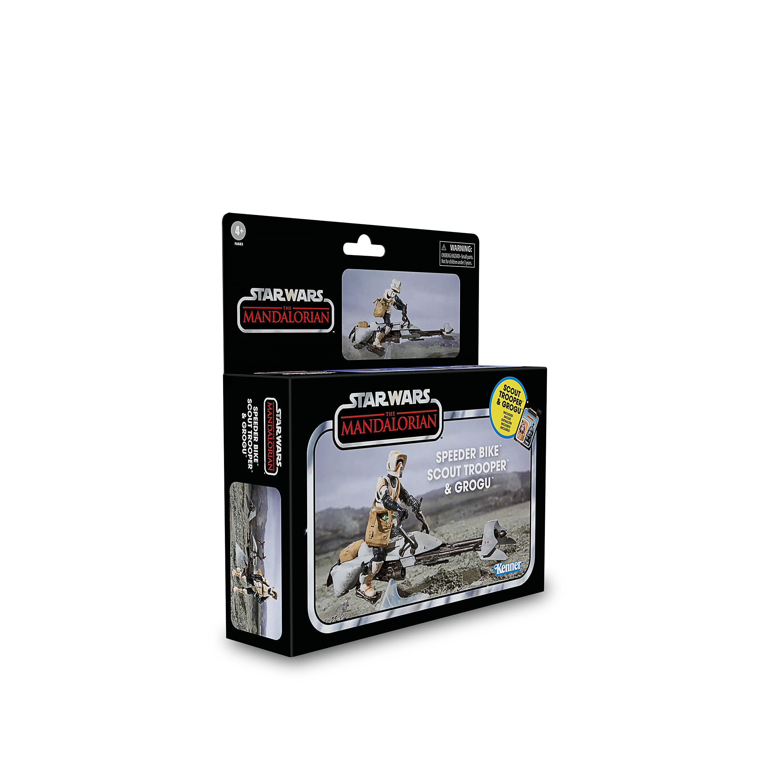 Product image Star Wars - Speeder Bike with Scout Trooper & Grogu Action Figure