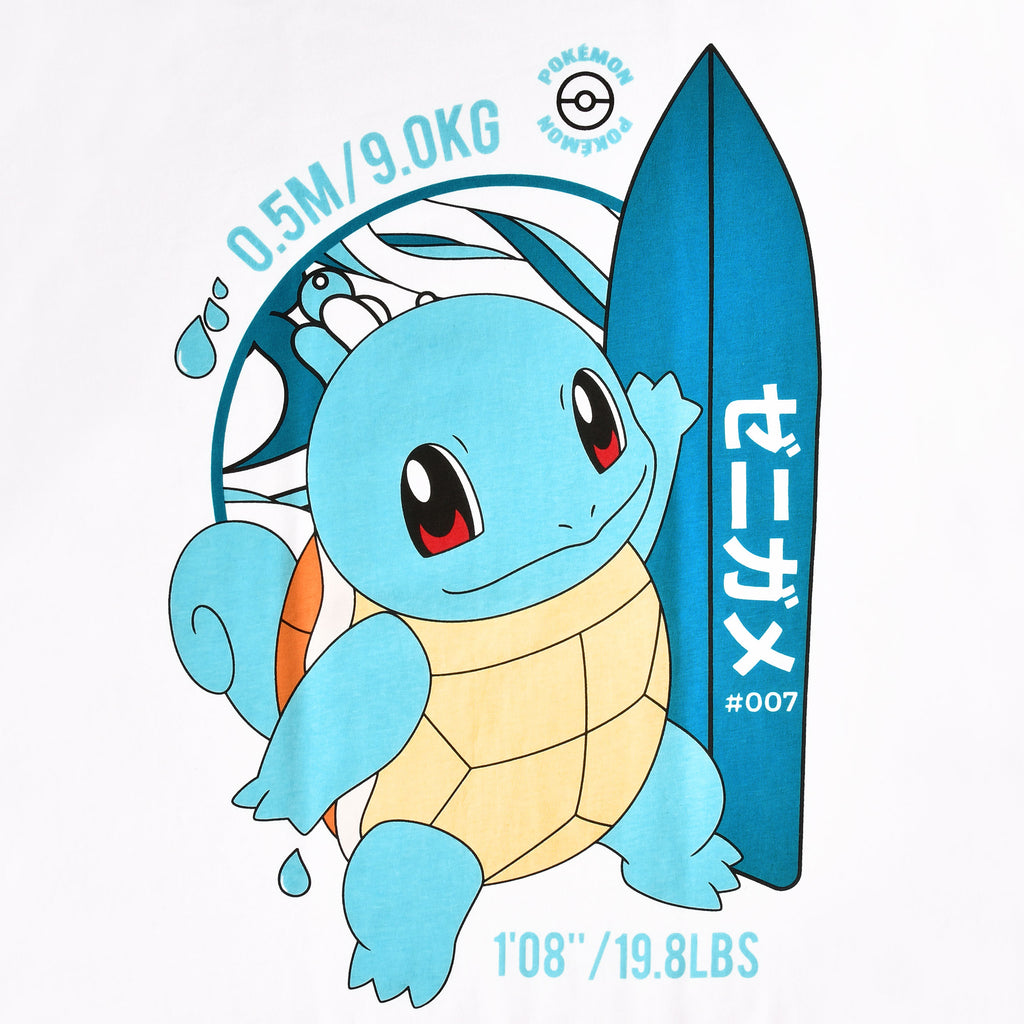 Product image Pokemon - Squirtle Surfer T-Shirt white