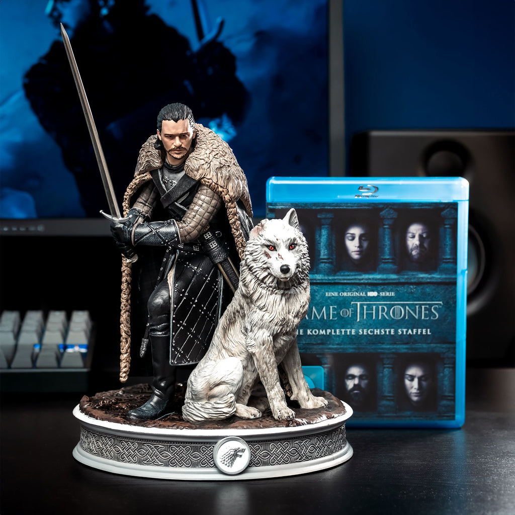 Product image Game of Thrones - Jon Snow with Ghost Statue