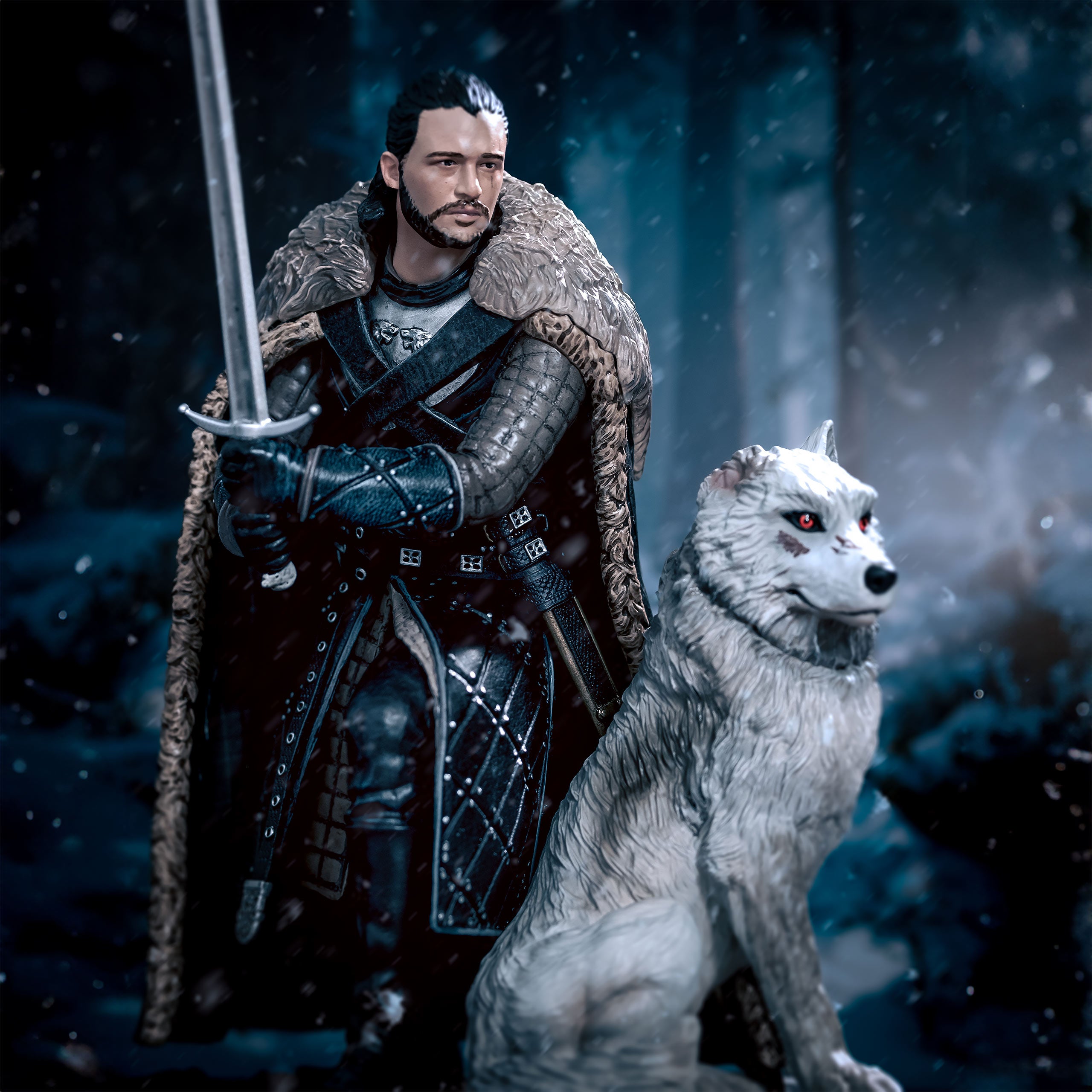 Product image Game of Thrones - Jon Snow with Ghost Statue