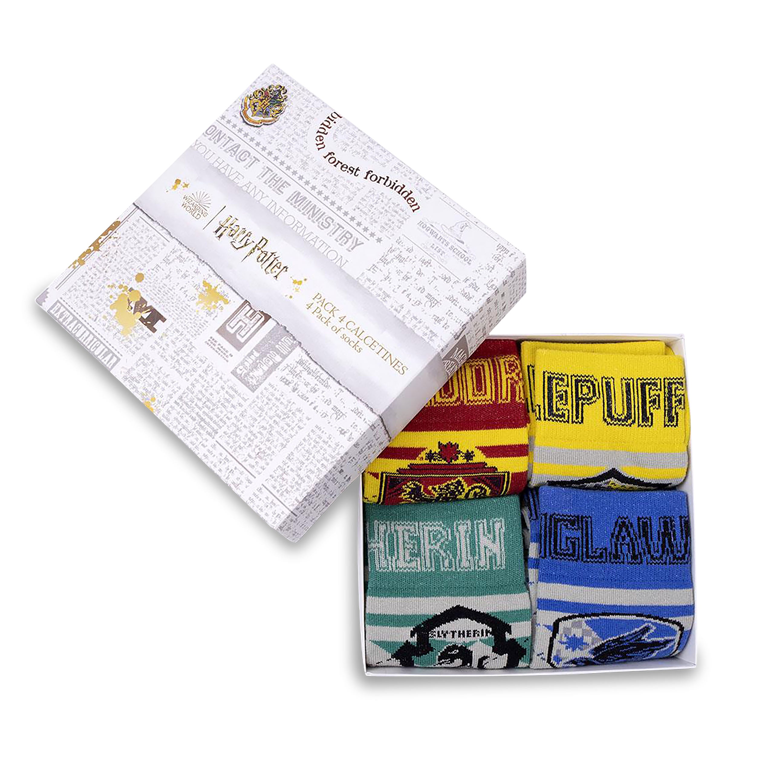 Product image Hogwarts Crest Socks 4 Set - Harry Potter