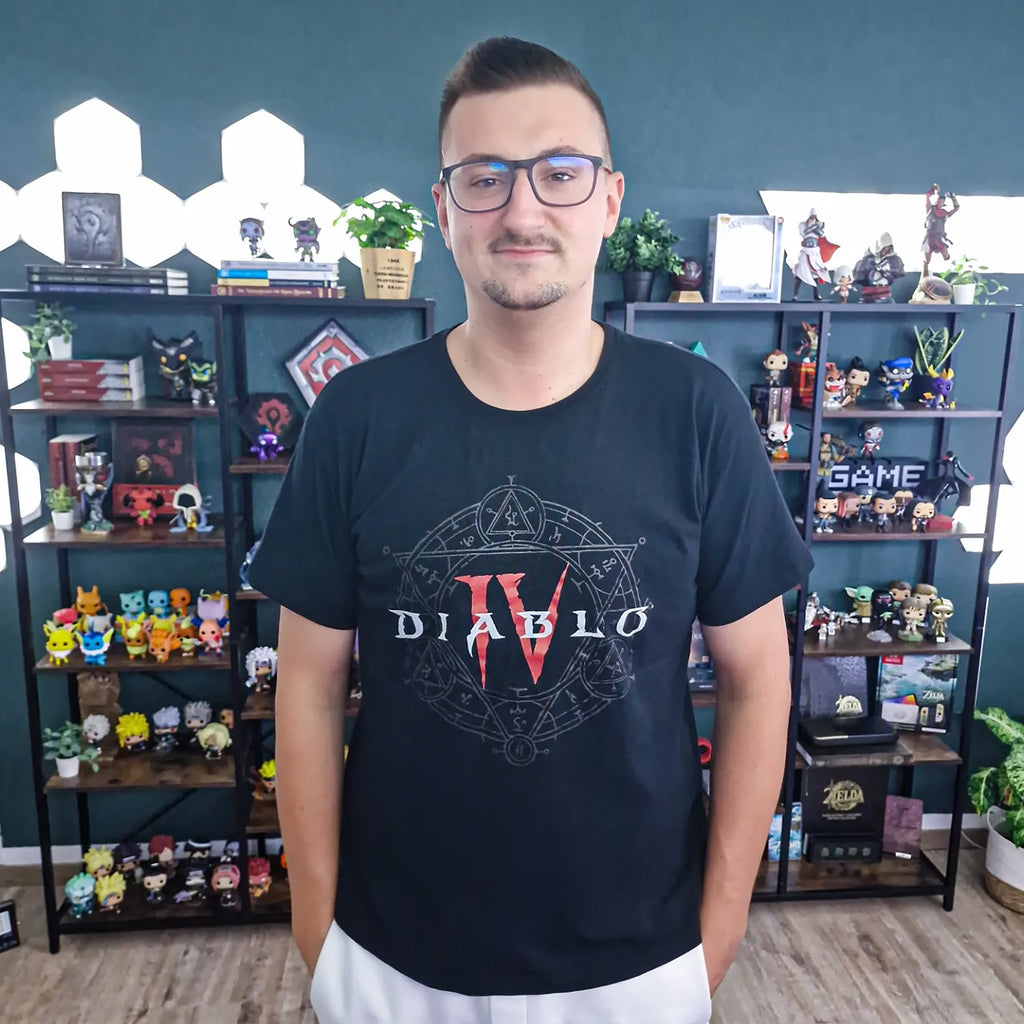 Product image Diablo IV - Hexagram Logo T-Shirt Black