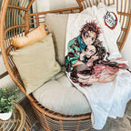Product image Demon Slayer - Nezuko and Tanjiro Kamado Beach Towel