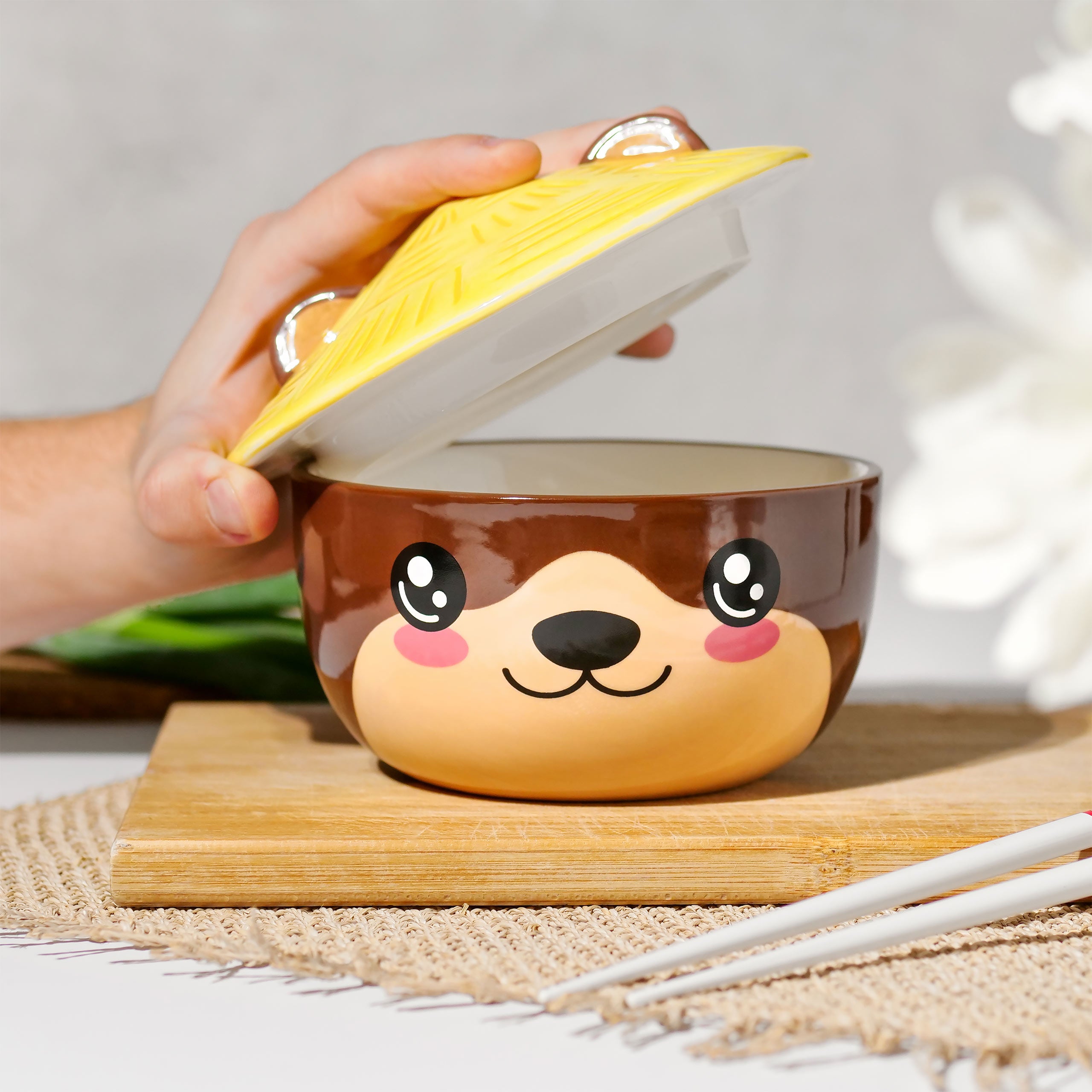 Product image Otter Kawaii Bowl with Lid for Anime Fans