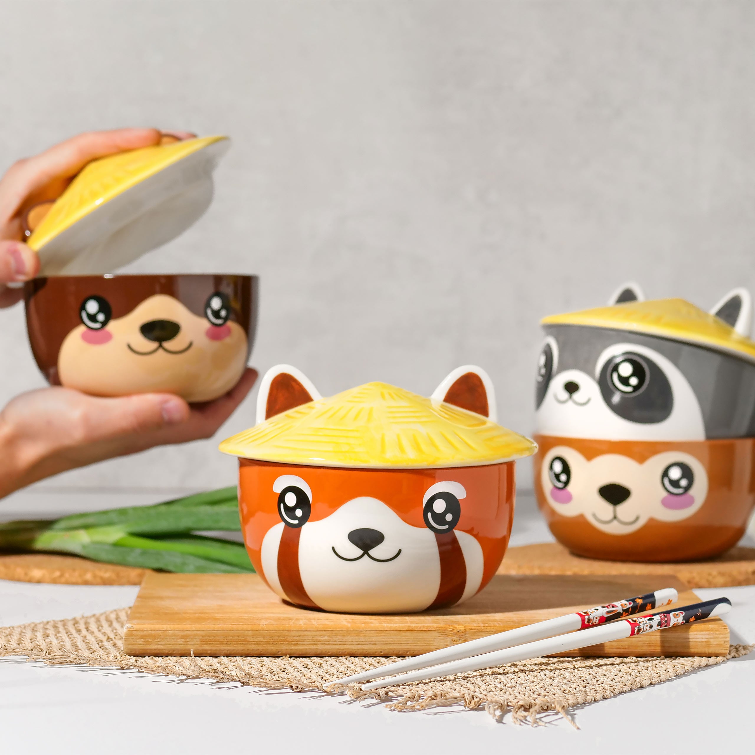 Product image Otter Kawaii Bowl with Lid for Anime Fans