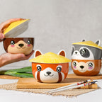 Product image Red Panda Kawaii Bowl with Lid for Anime Fans