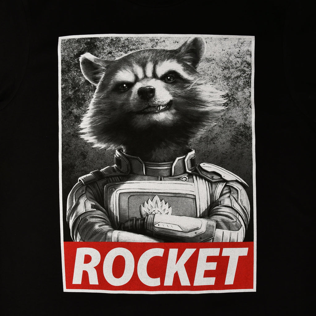 Product image Rocket Raccoon T-Shirt Black - Marvel