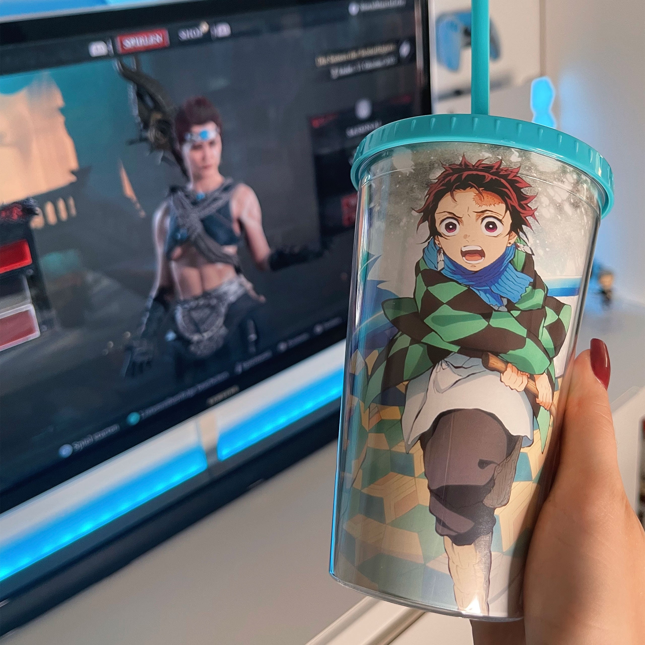Product image Demon Slayer - Tanjiro Kamado Drinking Cup with Straw