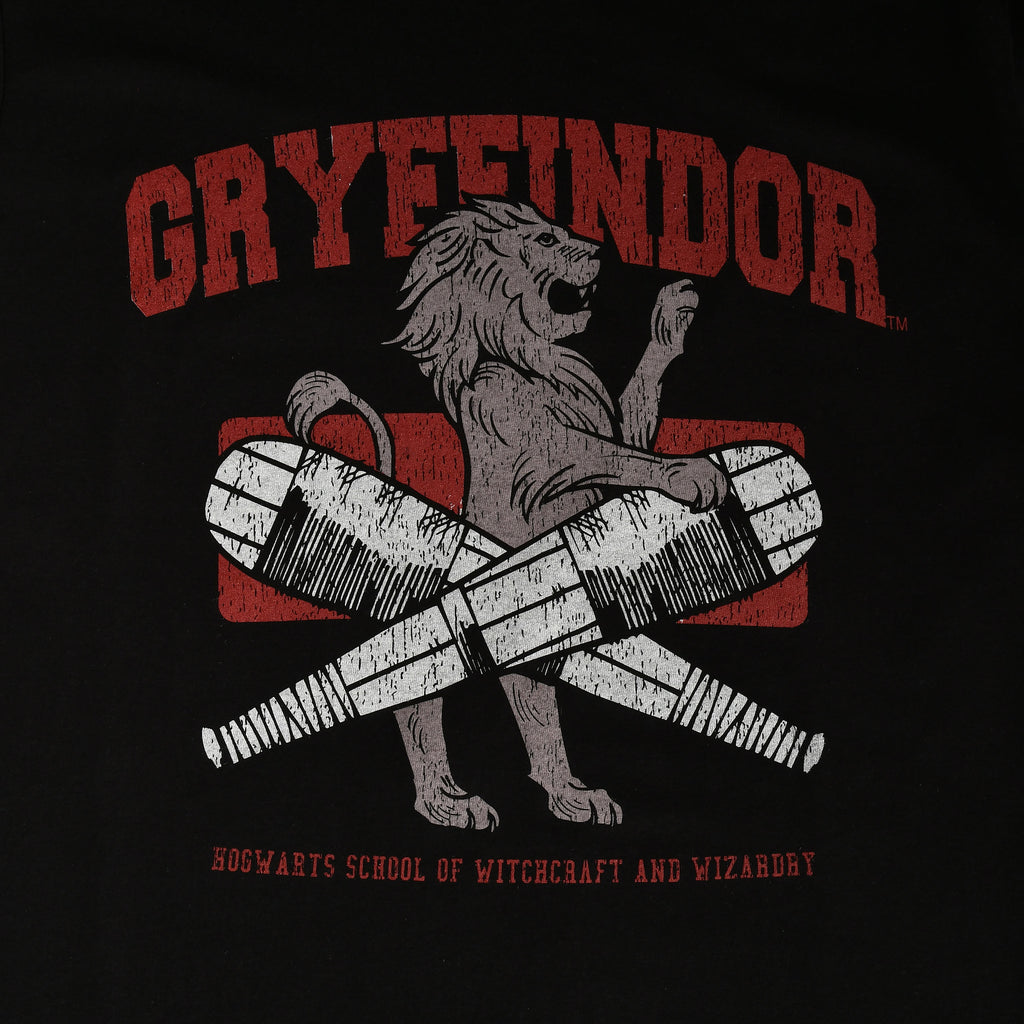 Product image Gryffindor Quidditch College T-Shirt Black - Harry Potter