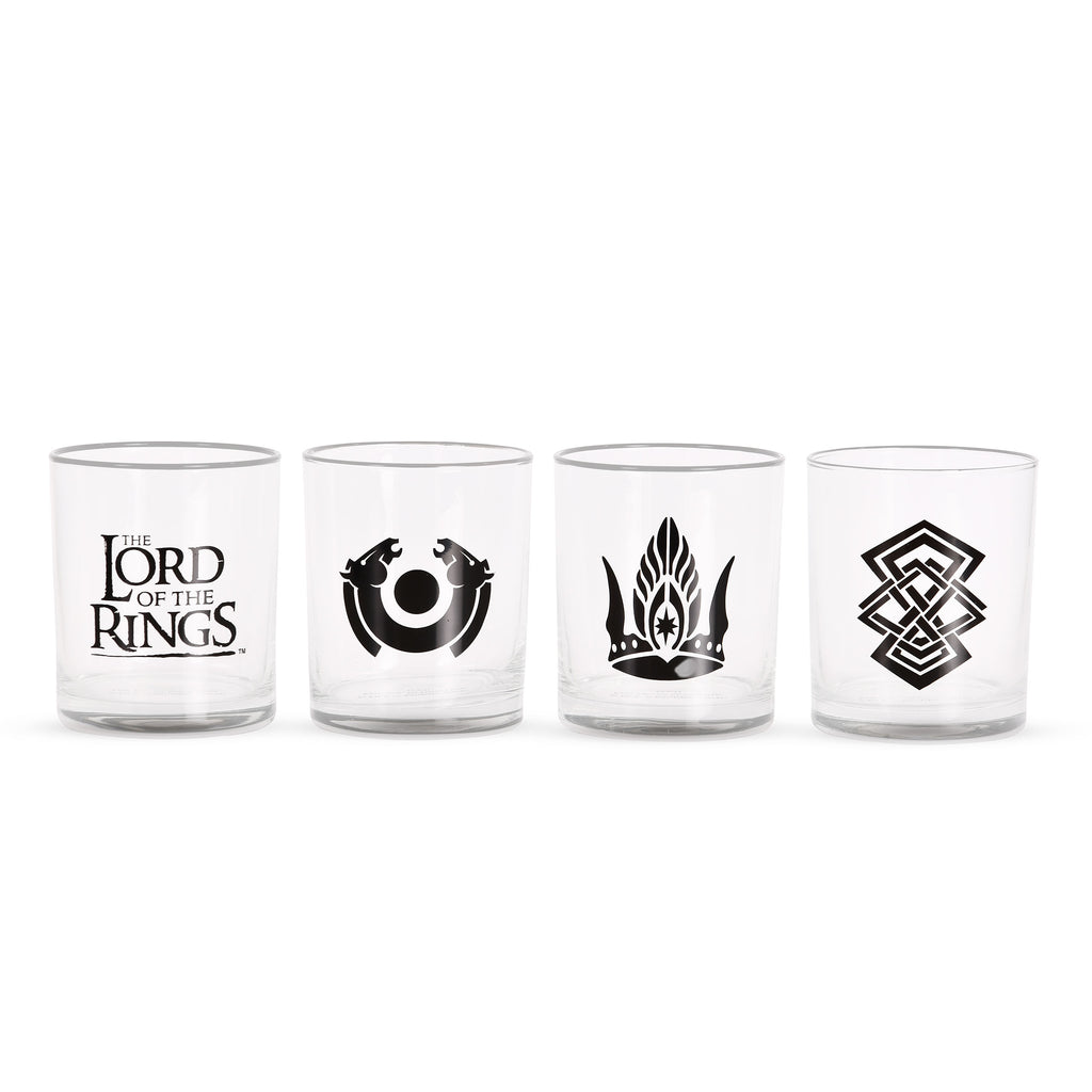 Product image Middle Earth Symbol Glasses 4-piece Set - The Lord of the Rings