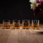 Product image Middle Earth Symbol Glasses 4-piece Set - The Lord of the Rings