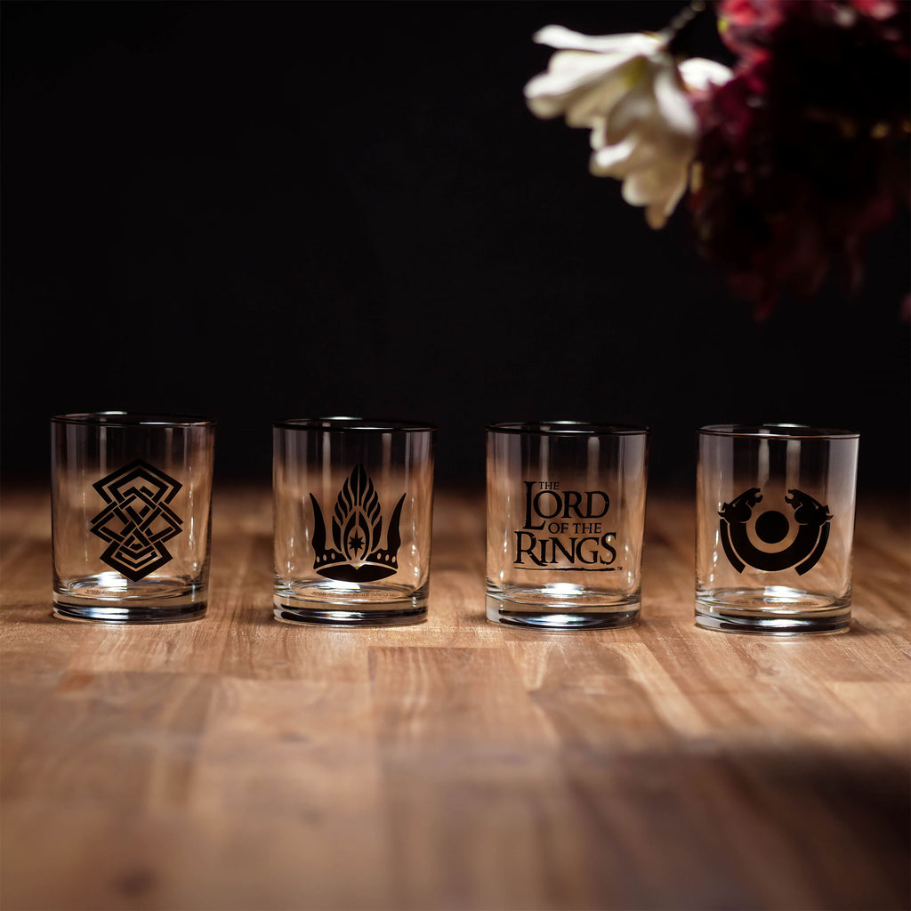 Product image Middle Earth Symbol Glasses 4-piece Set - The Lord of the Rings