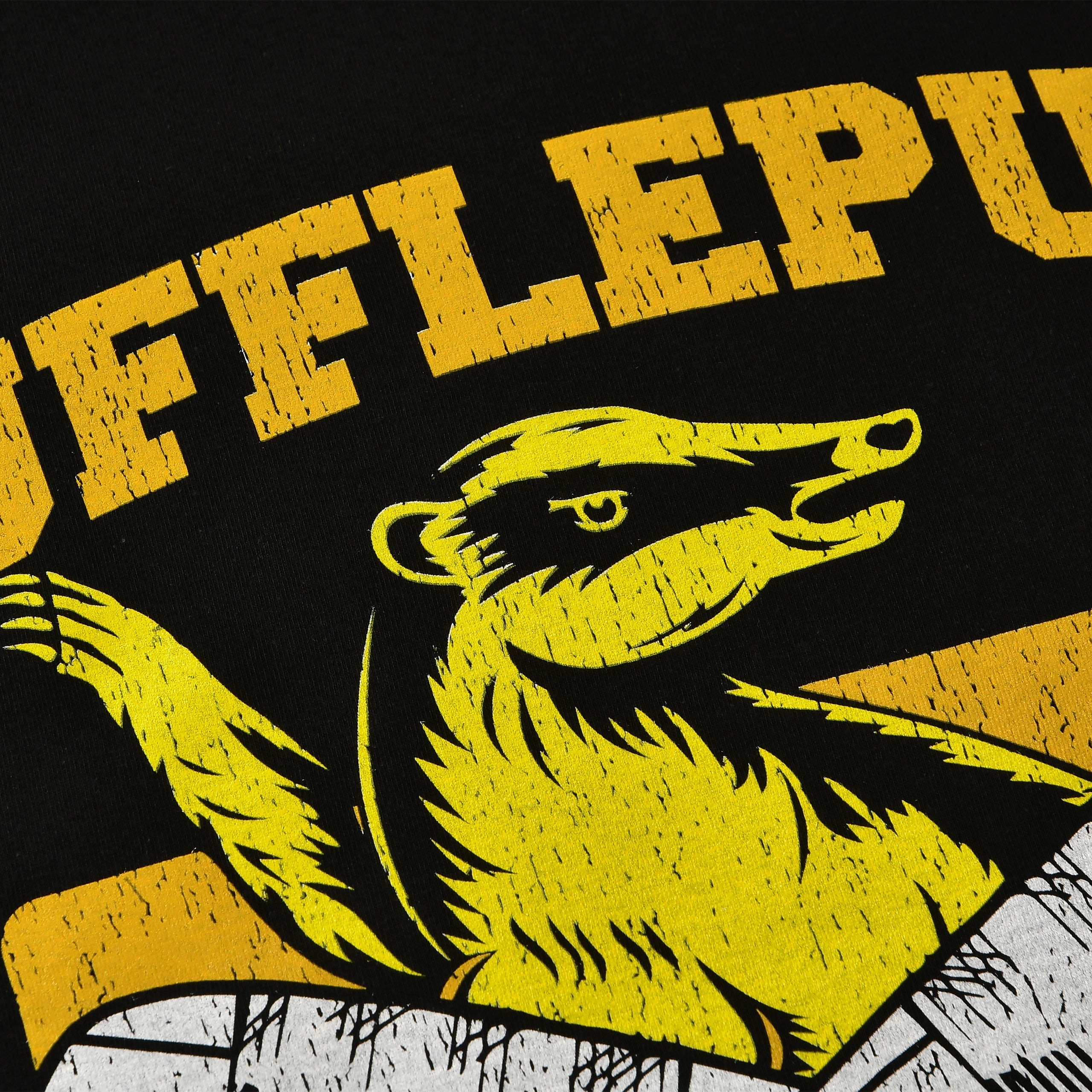 Product image Hufflepuff Quidditch College T-Shirt Black - Harry Potter