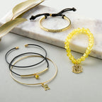 Product image Harry Potter - Hufflepuff Bracelets 5-Piece Set
