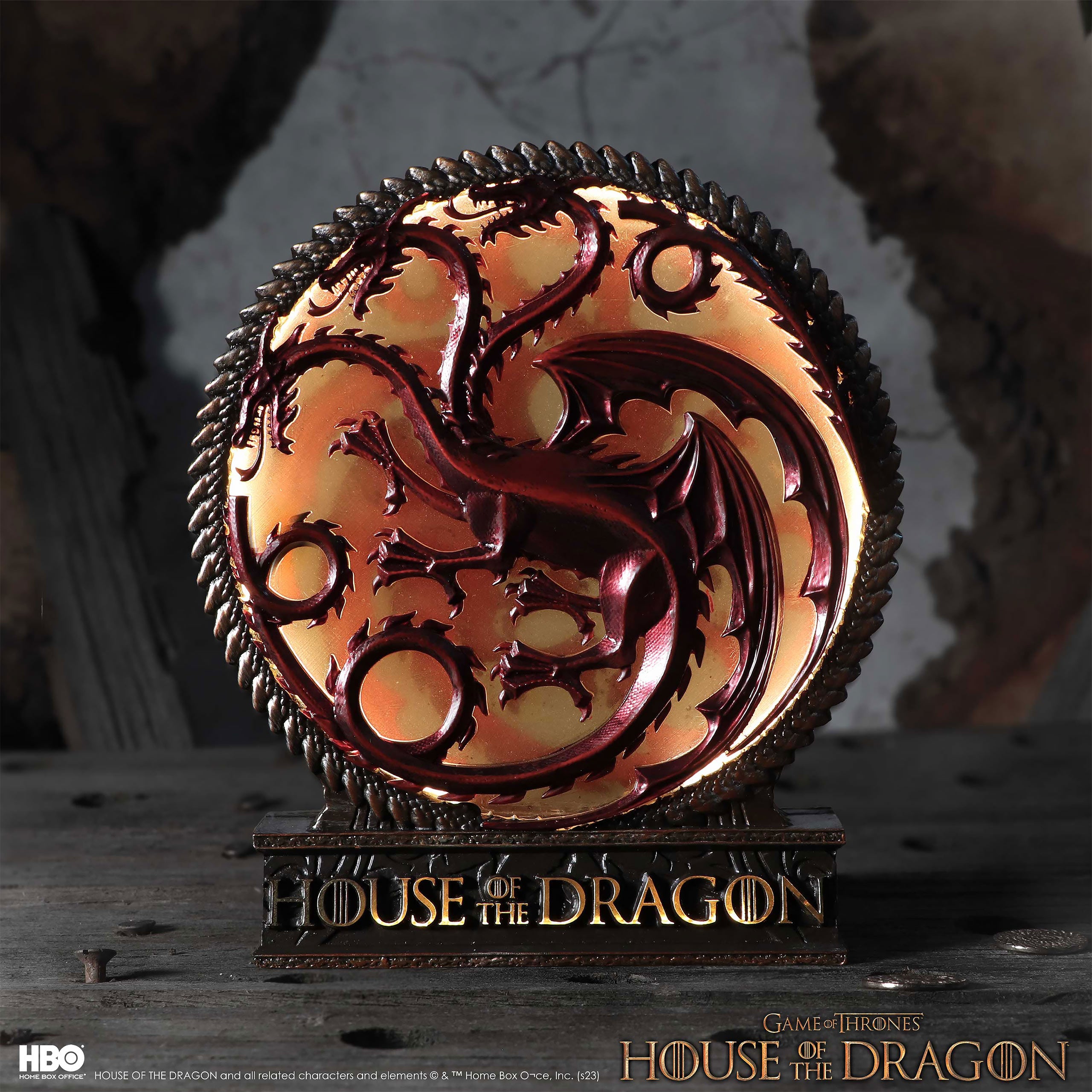 Product image Targaryen Crest Table Lamp deluxe - House of the Dragon