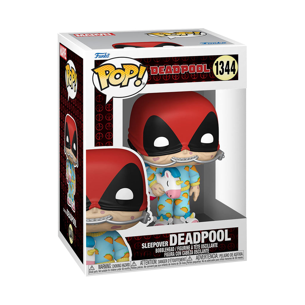 Product image Deadpool in Pyjamas Sleepover Funko Pop Bobblehead Figure