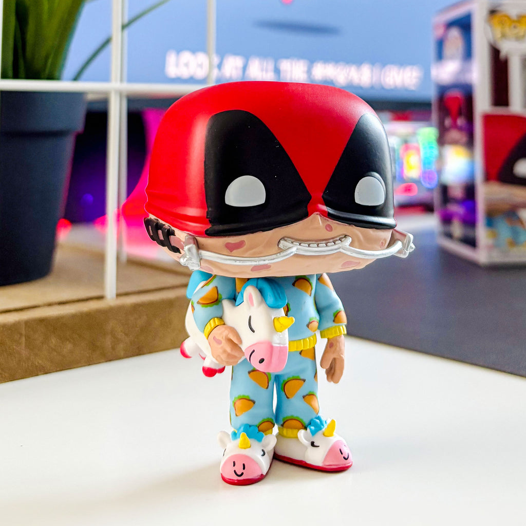 Product image Deadpool in Pyjamas Sleepover Funko Pop Bobblehead Figure