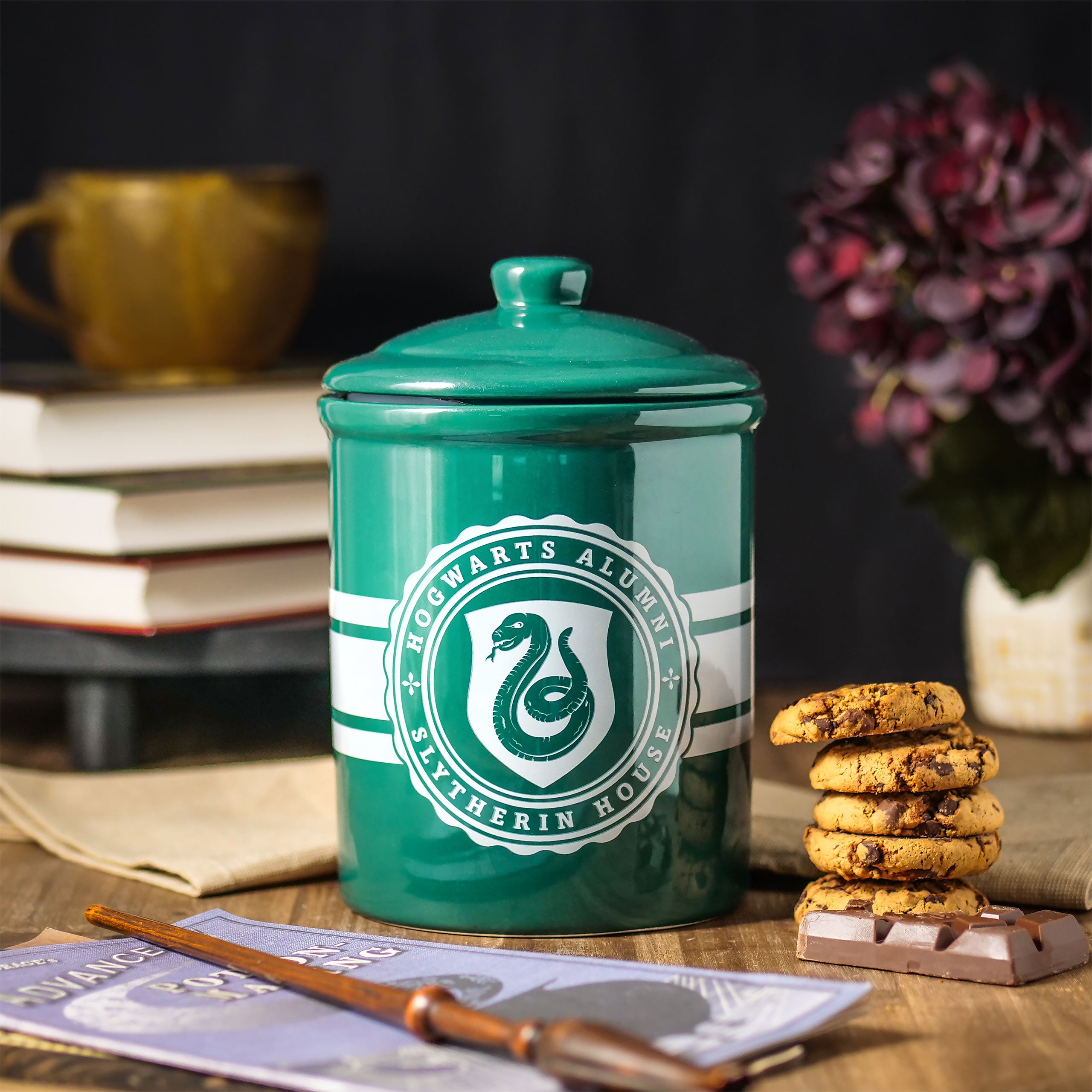 Product image Slytherin Hogwarts Alumni Cookie Jar - Harry Potter