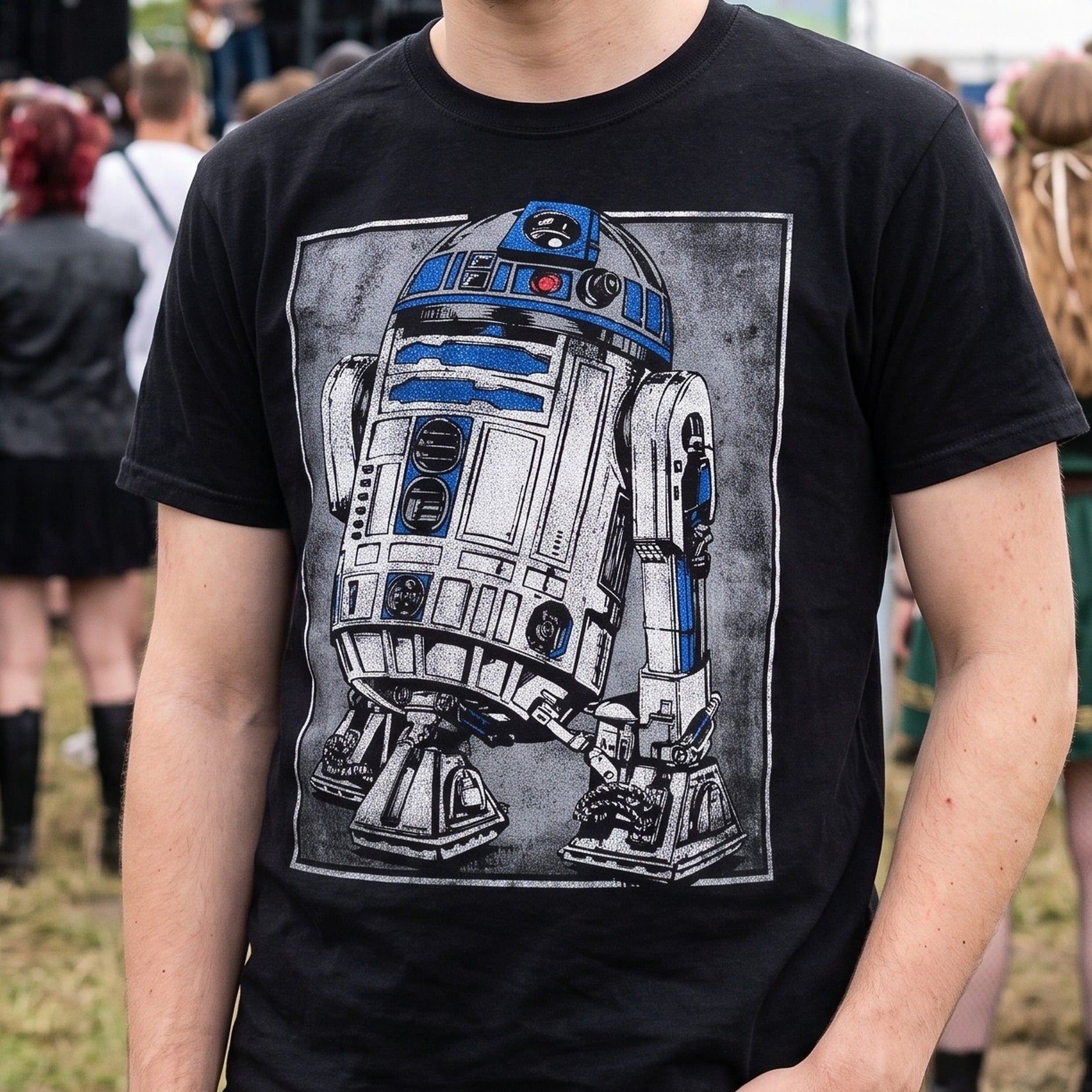 Product image Star Wars - R2D2 Portrait T-Shirt black