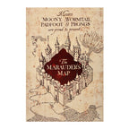 Product image Harry Potter - Marauder's Map Wall Art Wood