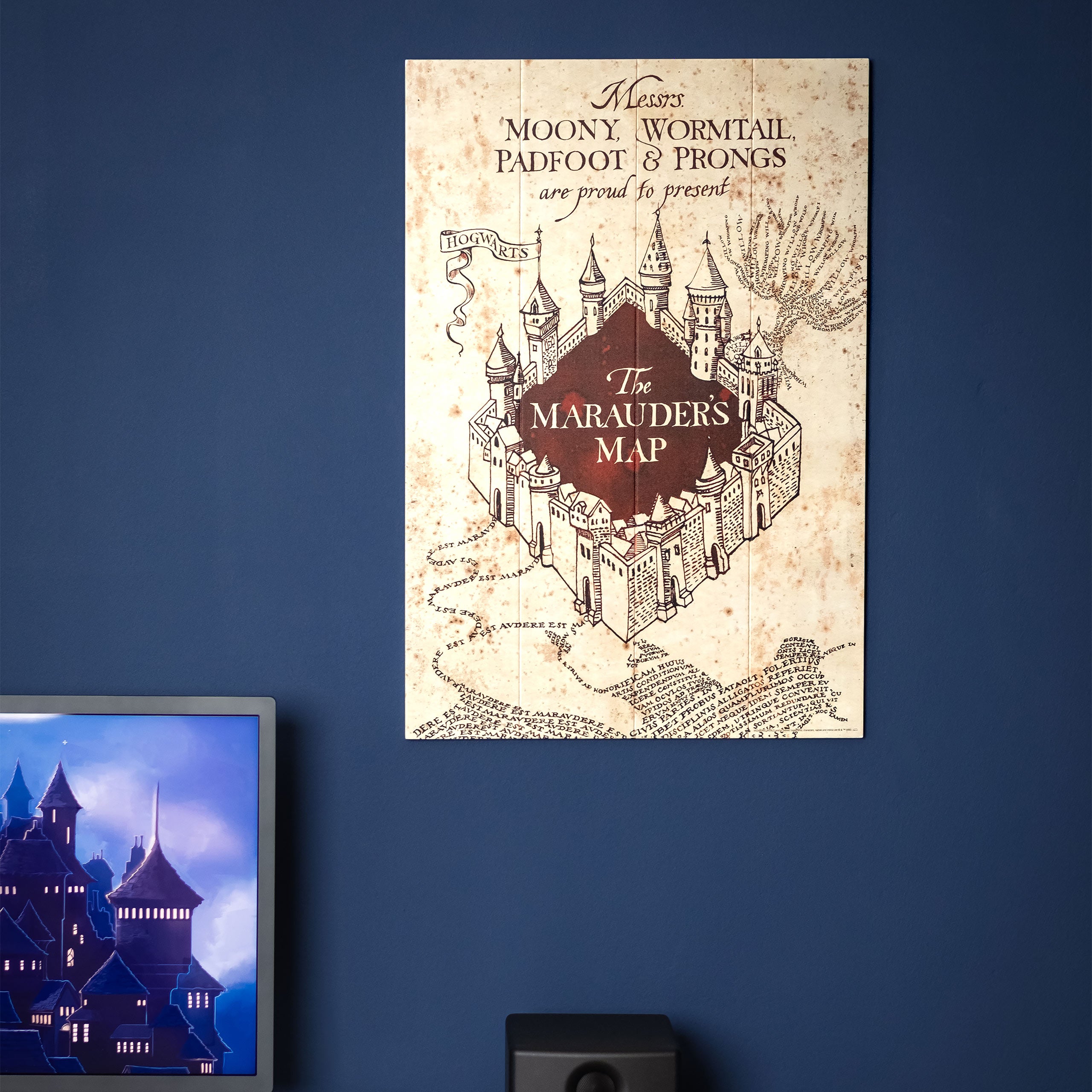 Product image Harry Potter - Marauder's Map Wall Art Wood