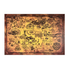 Product image Zelda - Hyrule Map Wooden Wall Art