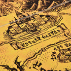 Product image Zelda - Hyrule Map Wooden Wall Art