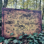 Product image Zelda - Hyrule Map Wooden Wall Art