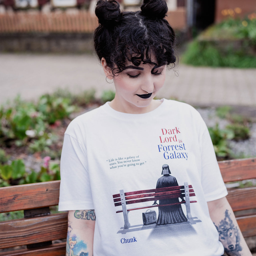 Product image Dark Lord is Forrest Galaxy t shirt for Star Wars fans white