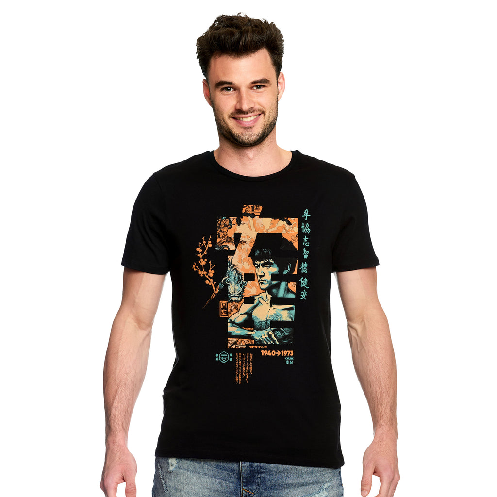 Product image Kung Fu Calligraphy T-Shirt for Bruce Lee fans black