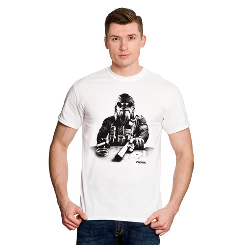 Product image Chewie Agent T-Shirt for Star Wars Fans white