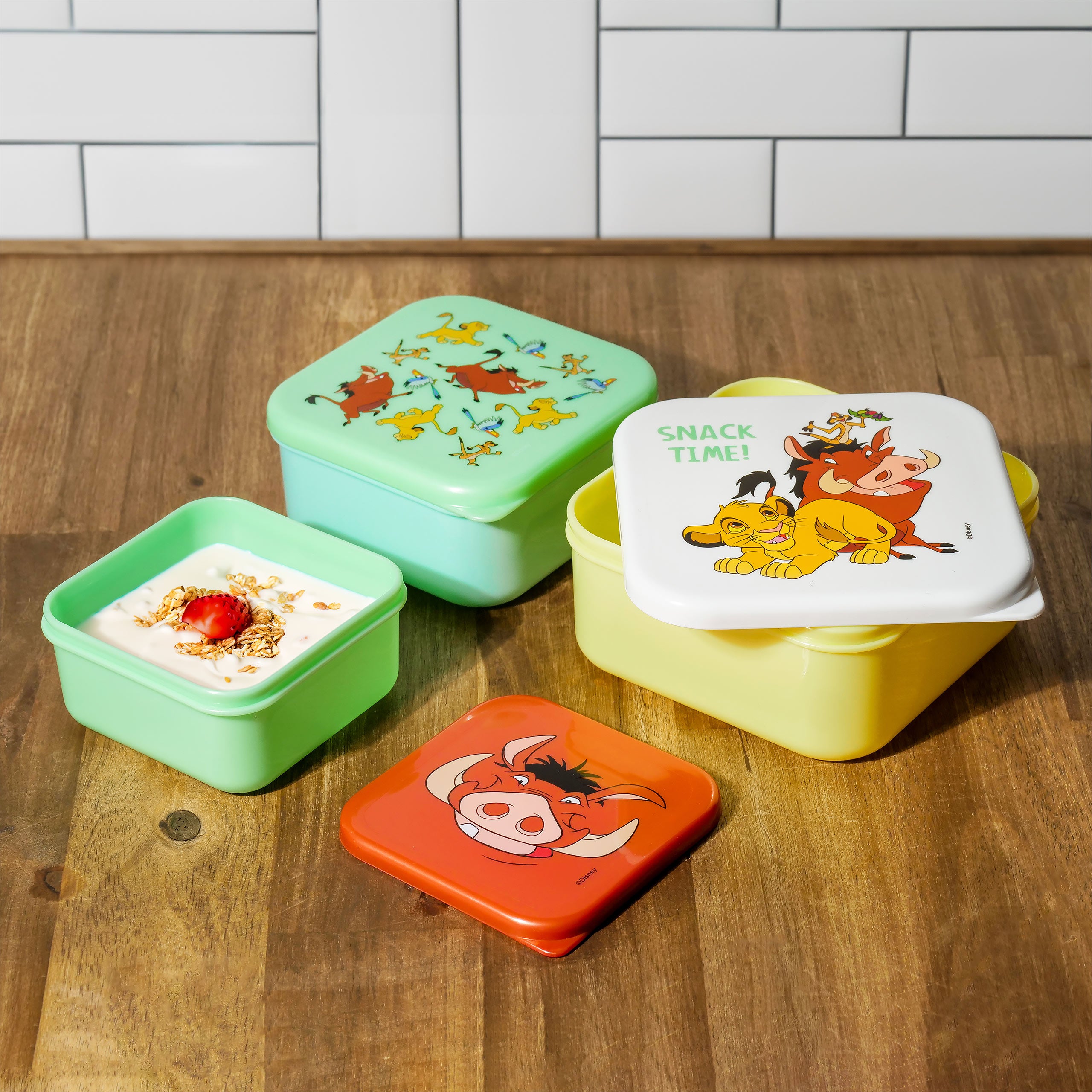 Product image The Lion King - Simba and Friends Lunchbox Set of 3