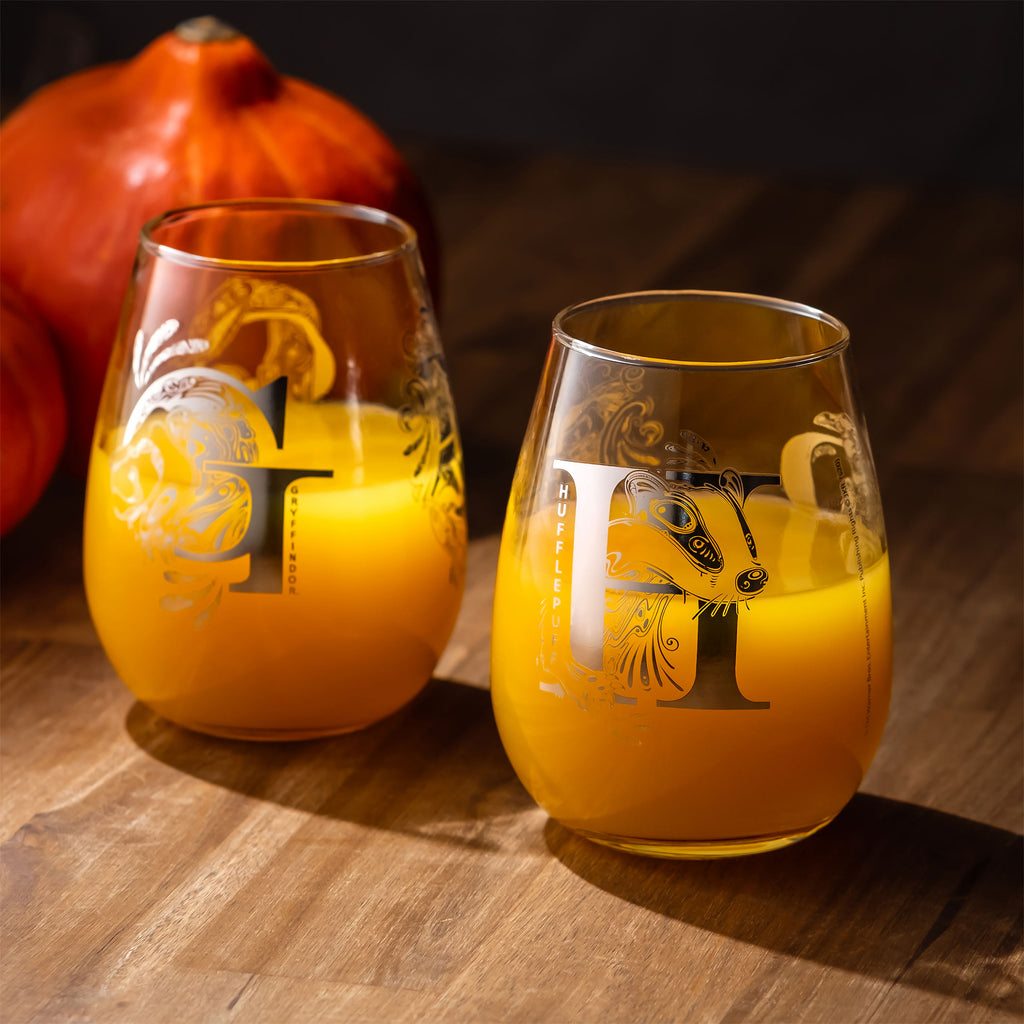 Product image Harry Potter - Hogwarts Crest Glasses 2-piece set