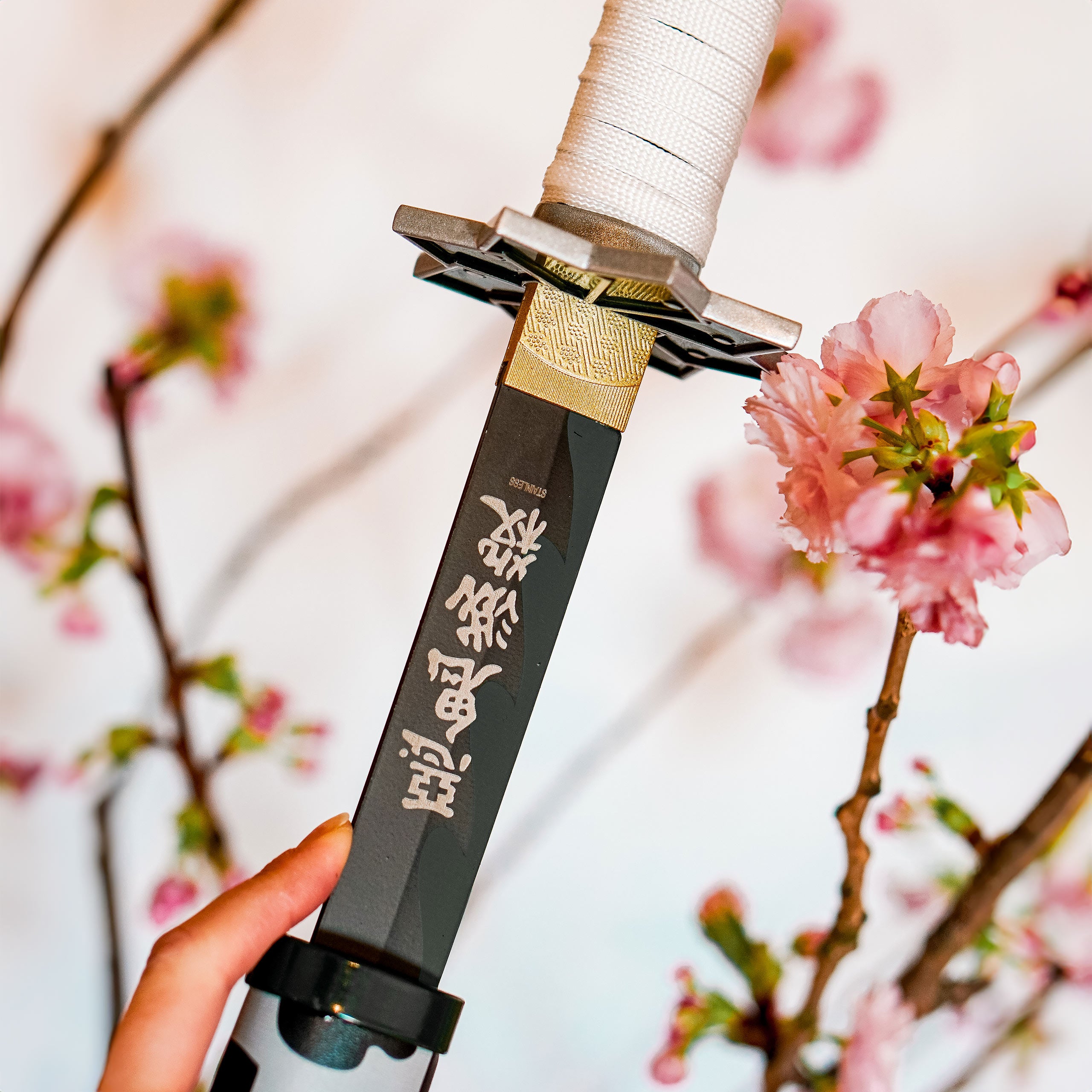 Product image Sanemi Katana Replica with Saya for Demon Slayer Fans