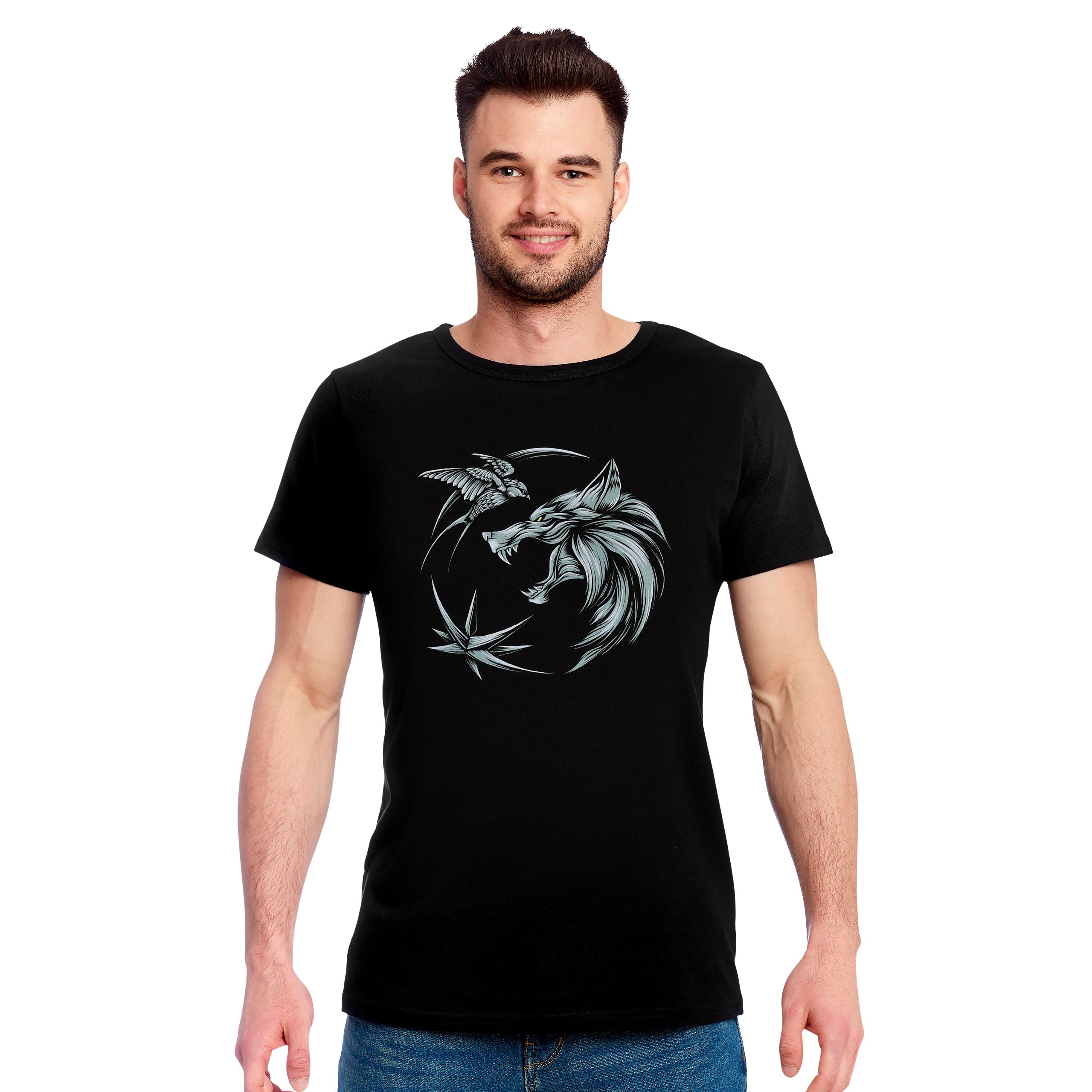 Product image Witcher - Wolf Medallion T-Shirt black