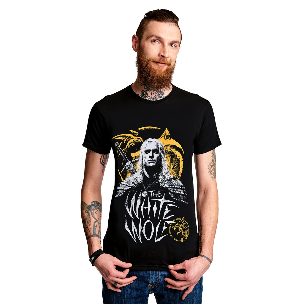 Product image Witcher - Geralt White Wolf T-Shirt black