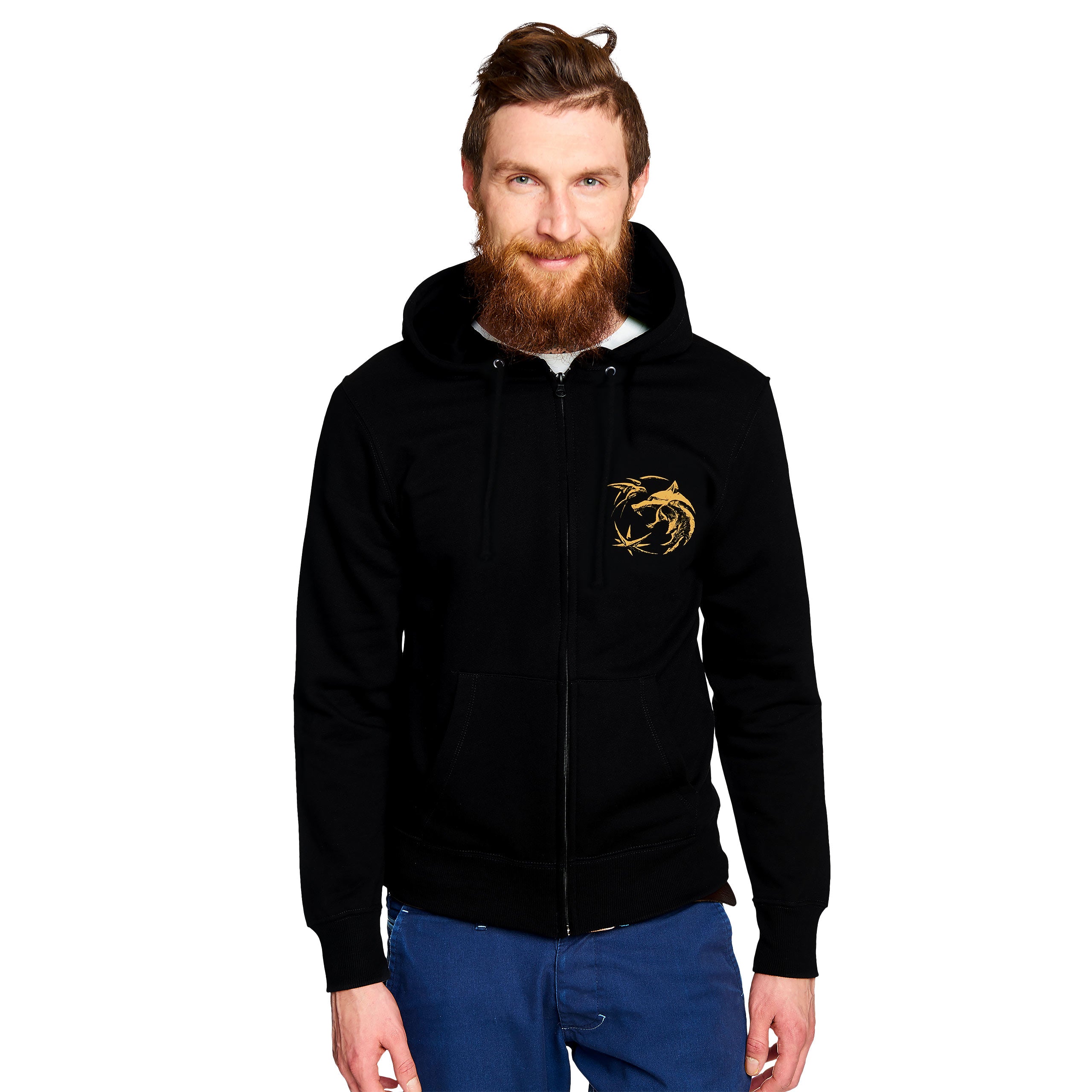 Product image Witcher - Geralt White Wolf Hoodie Black
